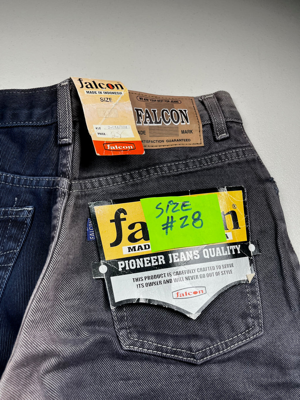 Vintage 90s Falcon Pioneer Split Fade Jeans