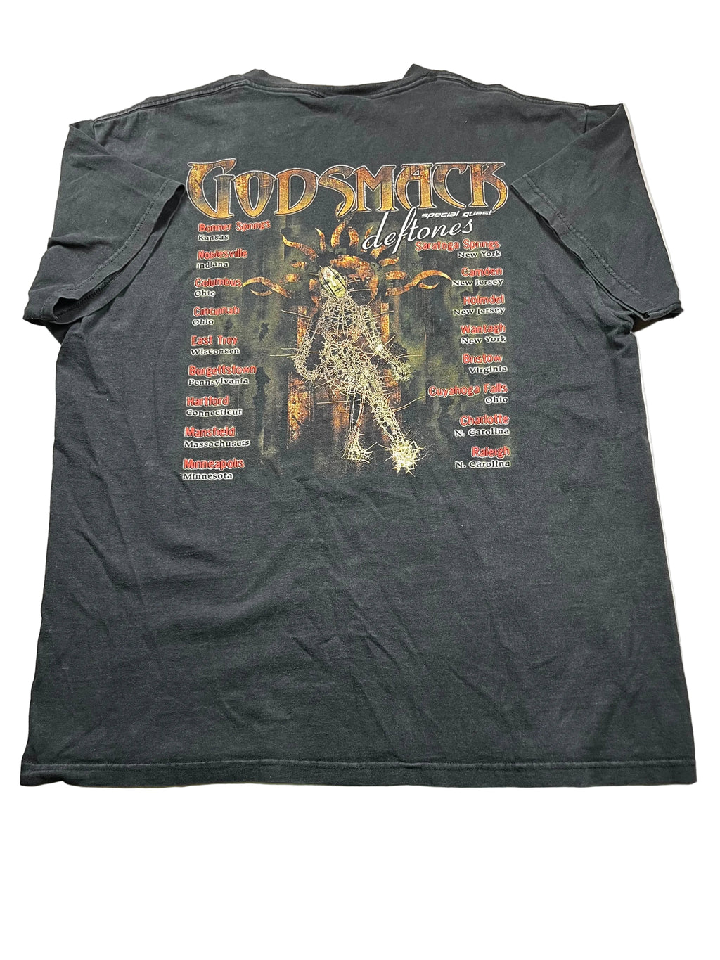 Vintage 2001 Godsmack Tour T-Shirt