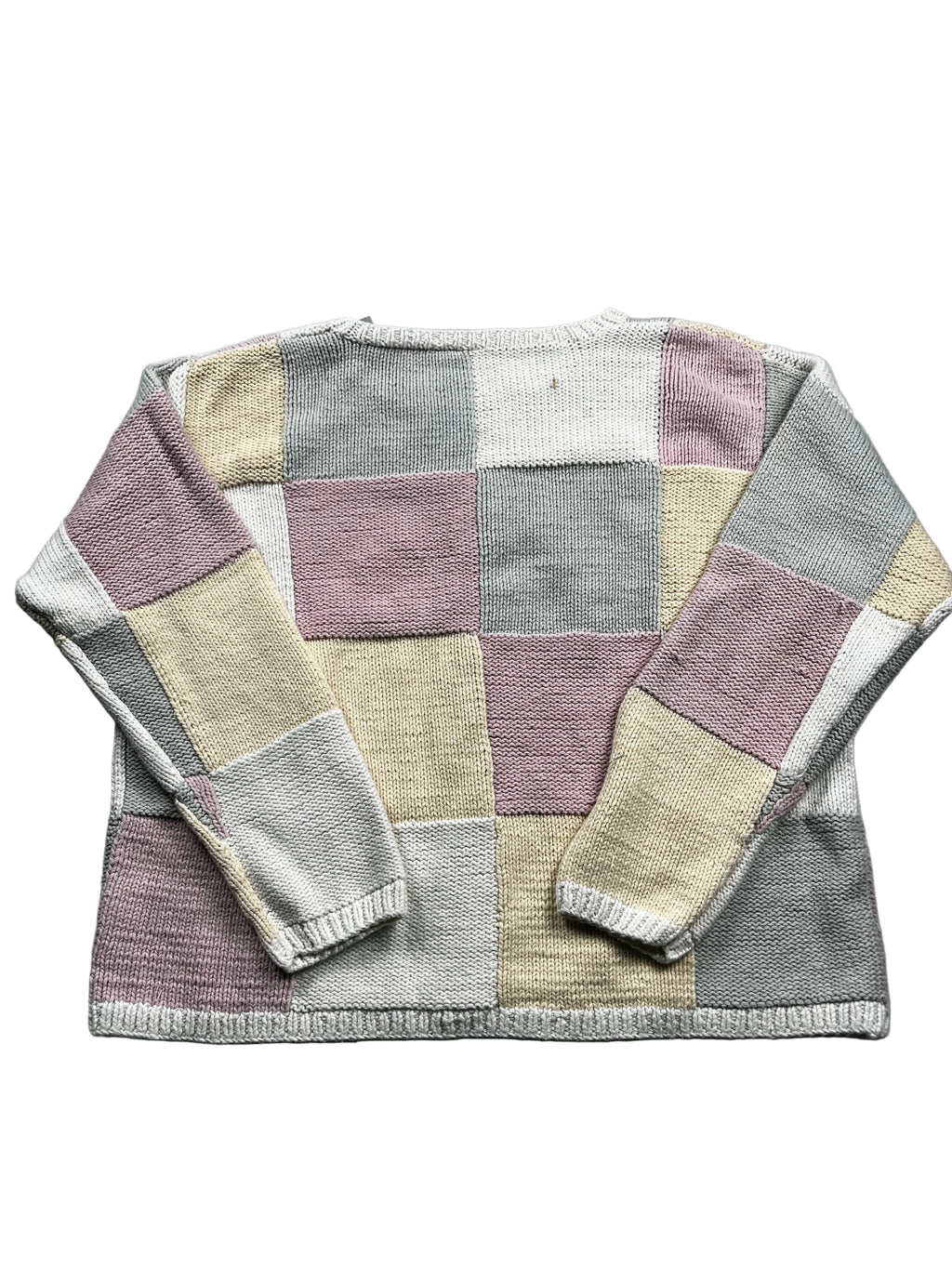 Alley Collins Patchwork Button-Down Cardigan