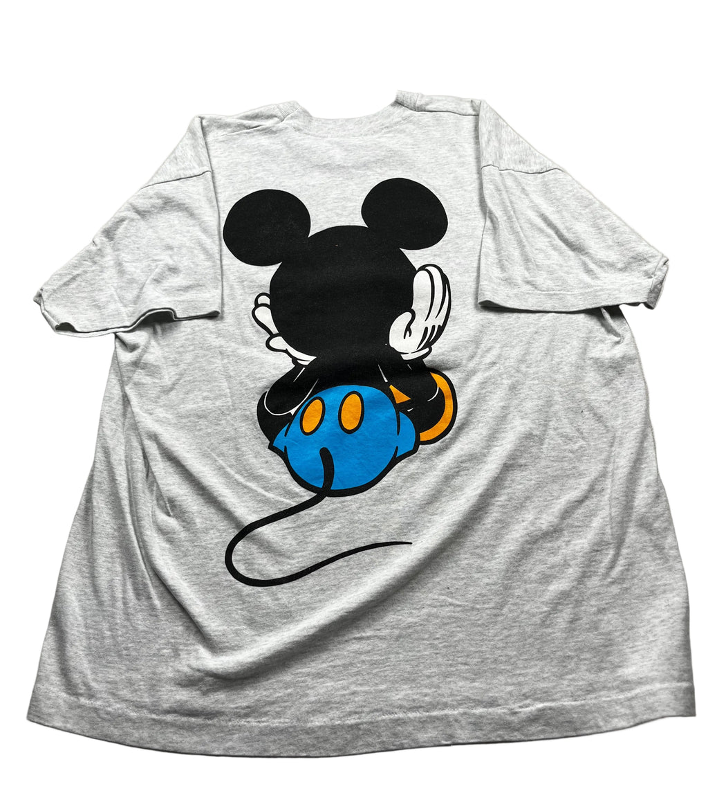 Vintage 1990s Mickey & Co. Gray T-Shirt