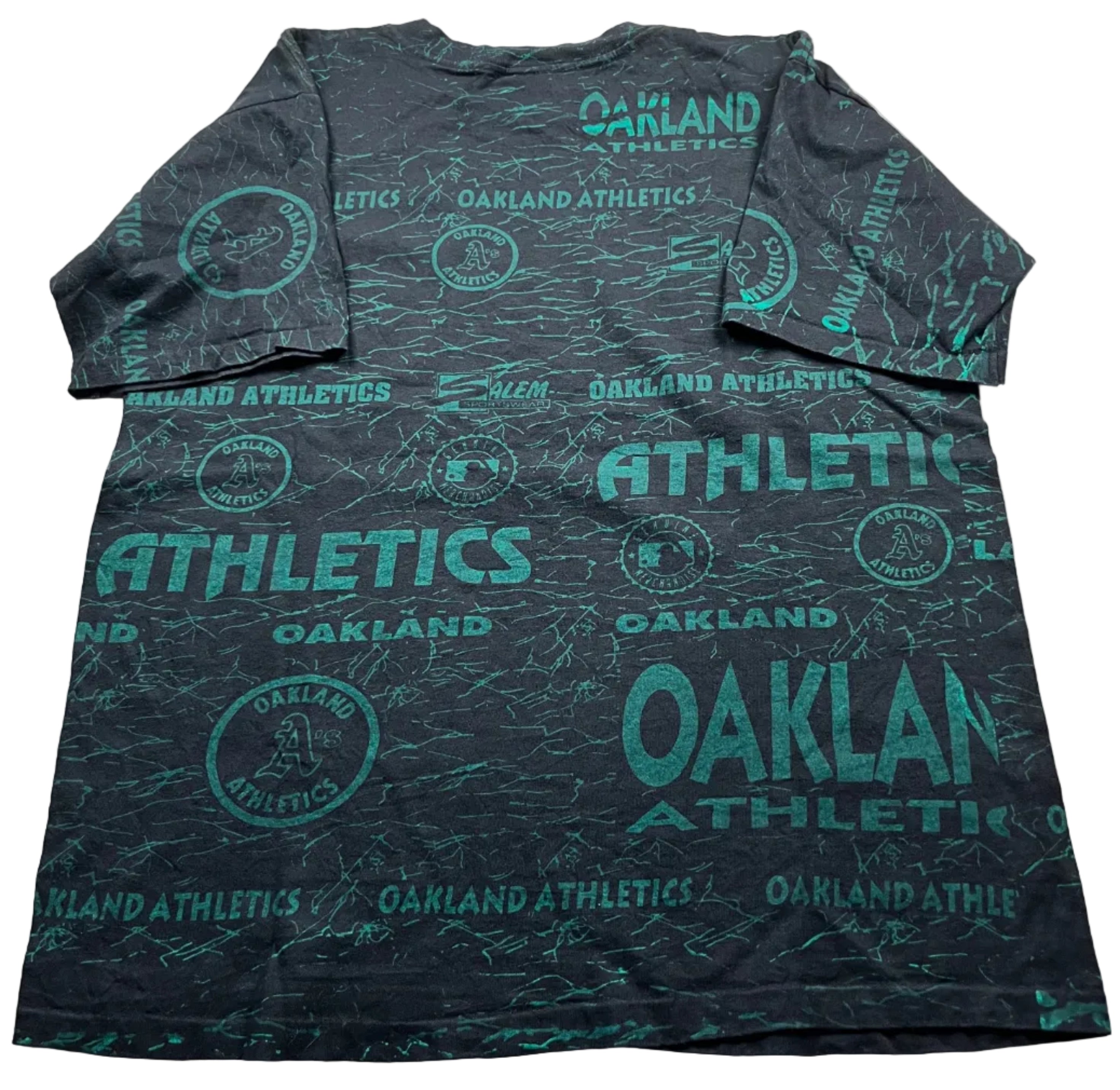 Vintage 1990s Nutmeg Mills Oakland Athletics T-Shirt