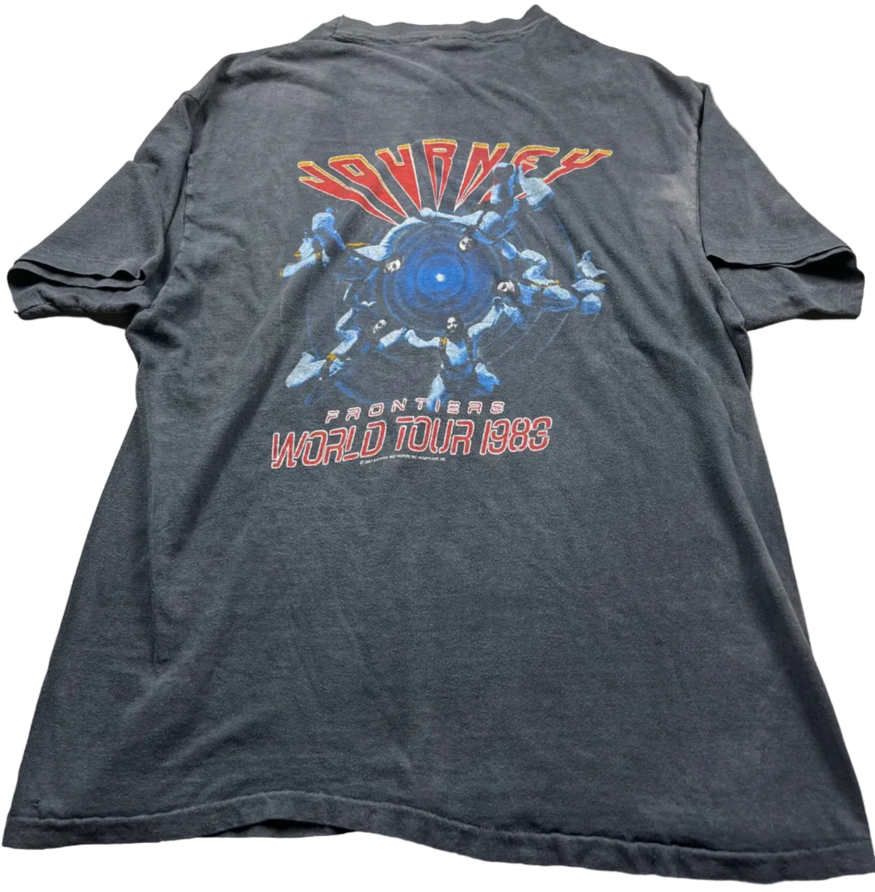 Vintage 1983 Journey Frontiers World Tour T-Shirt