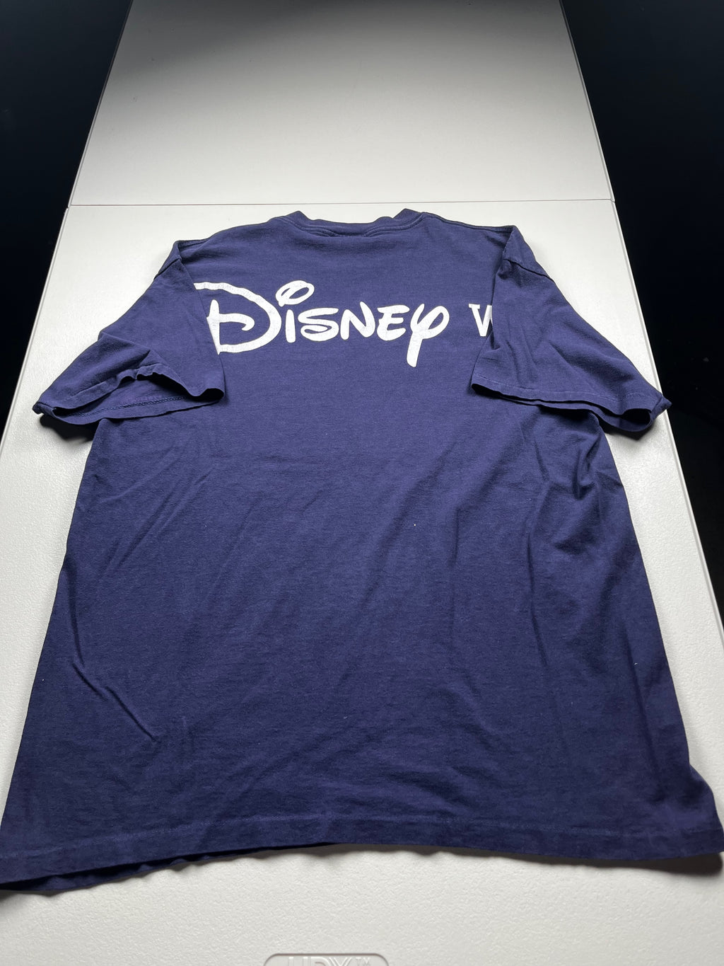 Vintage Disney Mickey Mouse 95 Graphic T-Shirt Navy Blue Tee