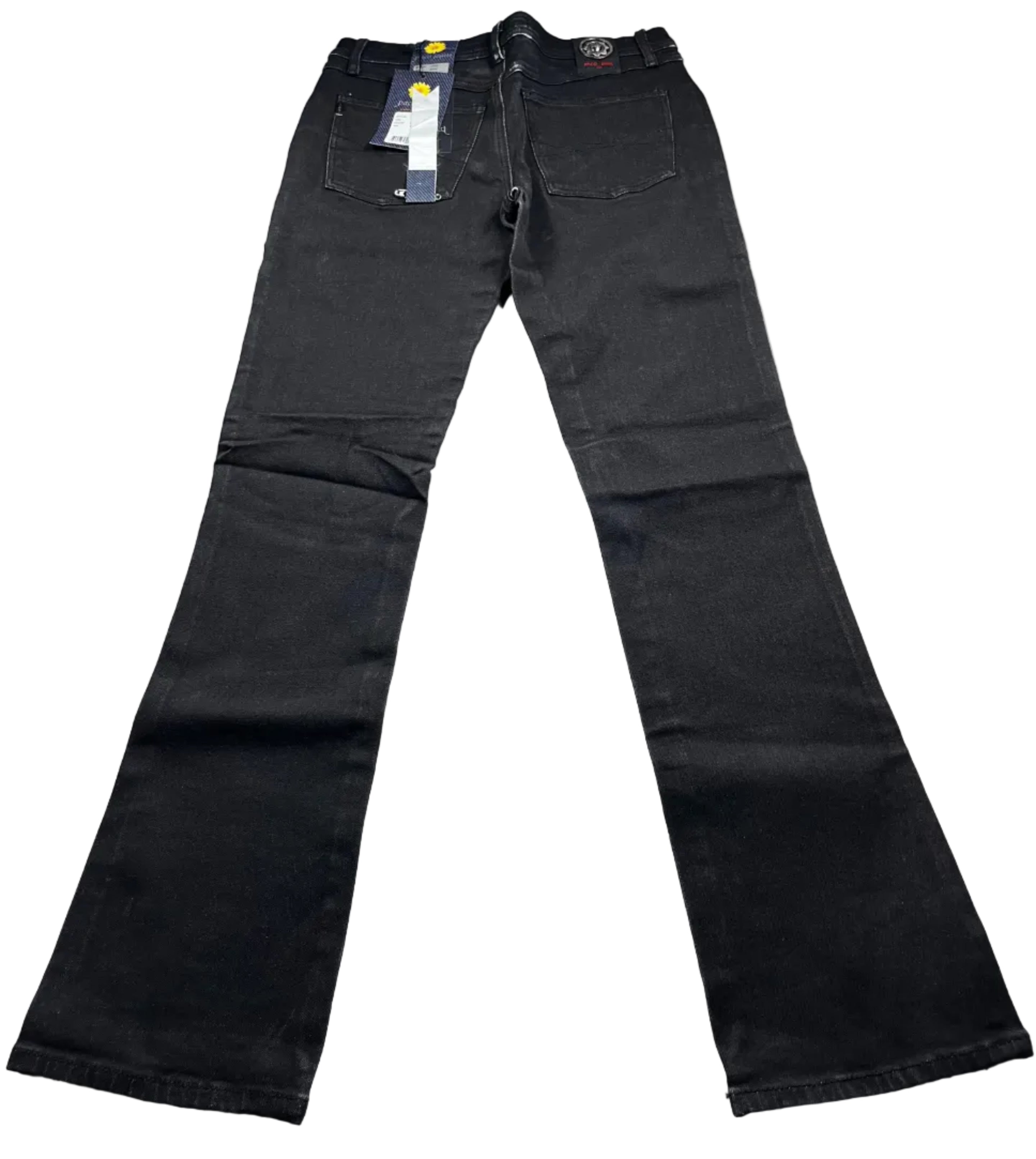 Vintage 90s Paco Jeans Black Slim Flare Denim NWT