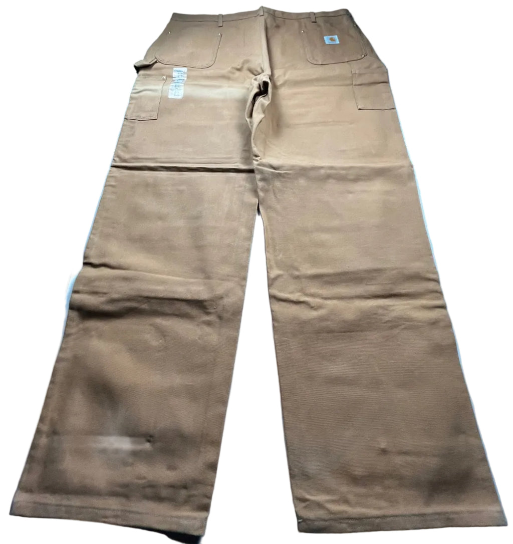 Vintage Carhartt Loose Fit Firm Duck Work Pants Brow