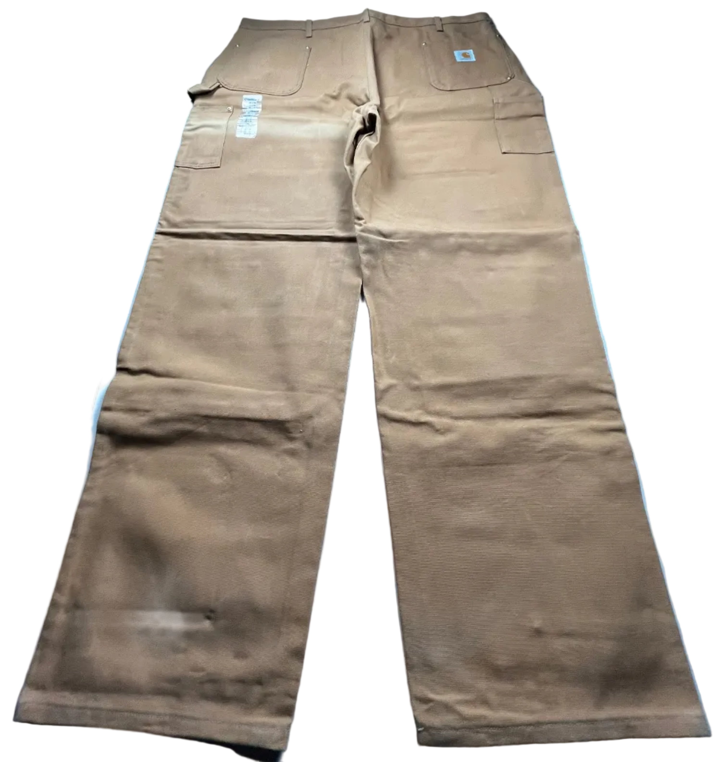 Vintage Carhartt Loose Fit Firm Duck Work Pants Brow