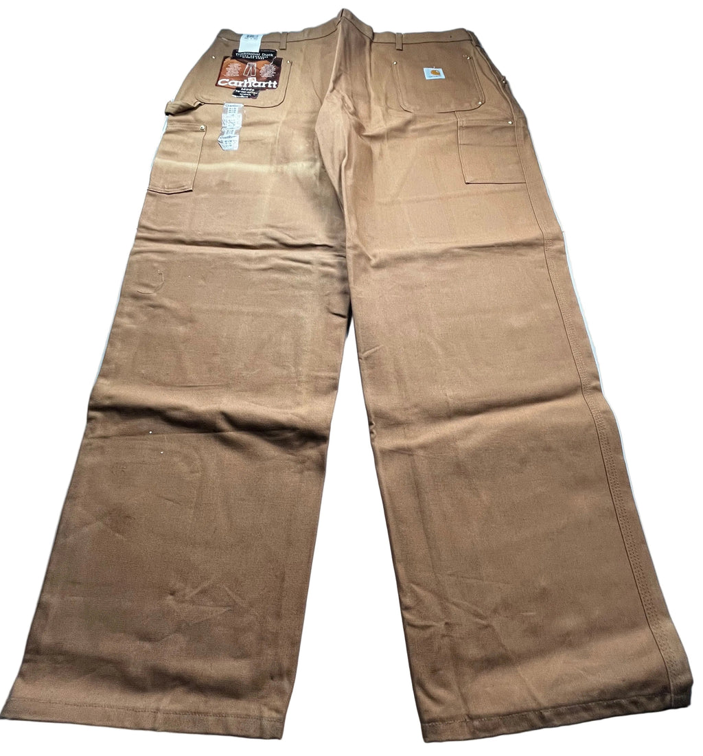 Carhartt Loose Fit Firm Duck Work Pants Brown NWT