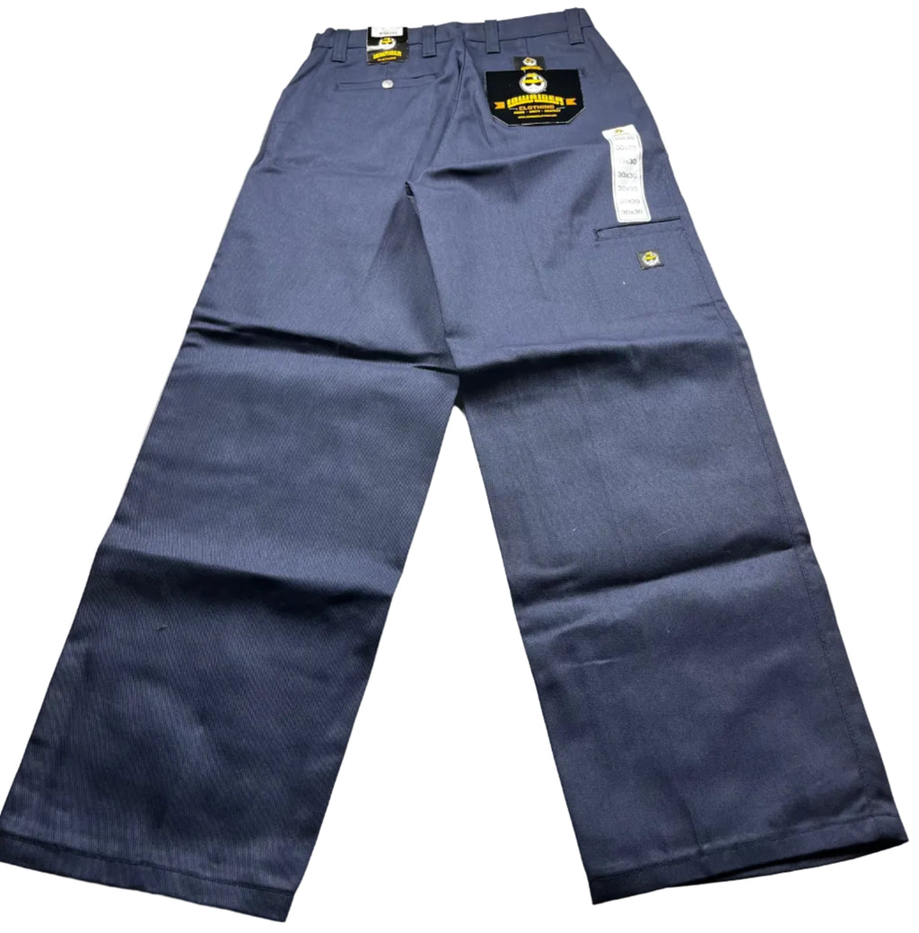 Lowrider Clothing Navy Blue Baggy Carpenter Pants New With Tags