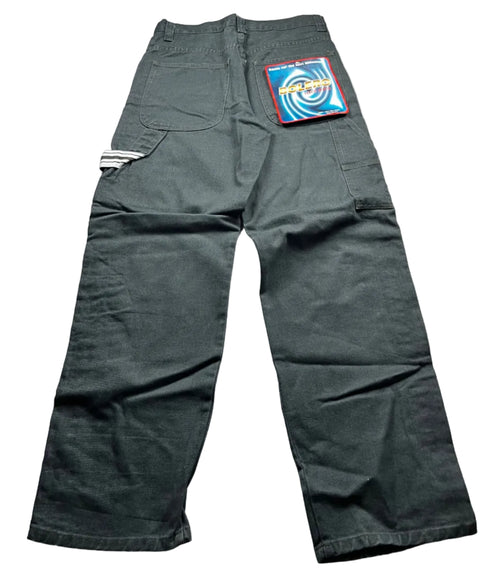 Bolero Tekno Black Wide Leg Denim Rave Skate Jeans