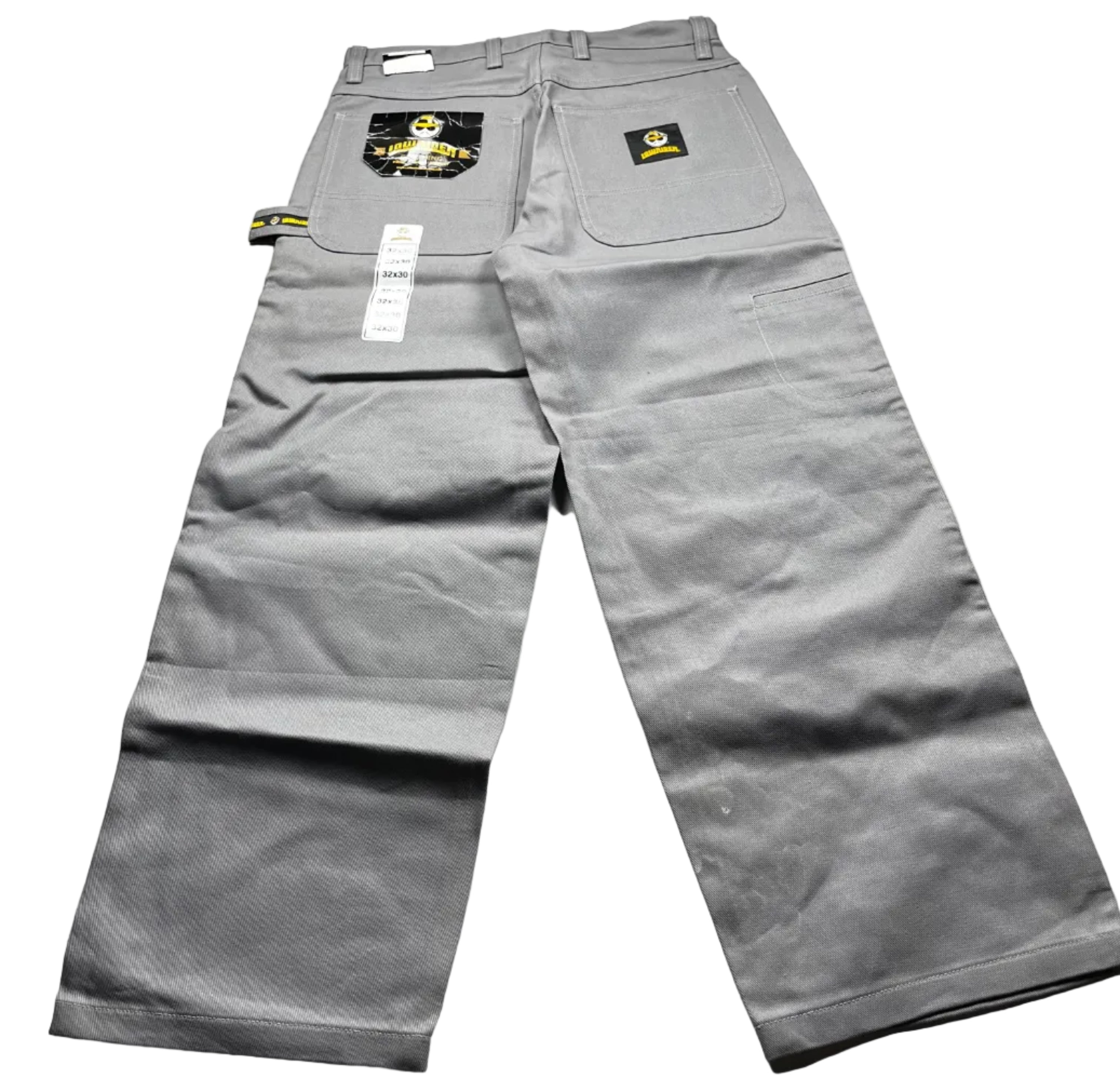 Lowrider Clothing Grey Baggy Denim Carpenter Pants New With Tags