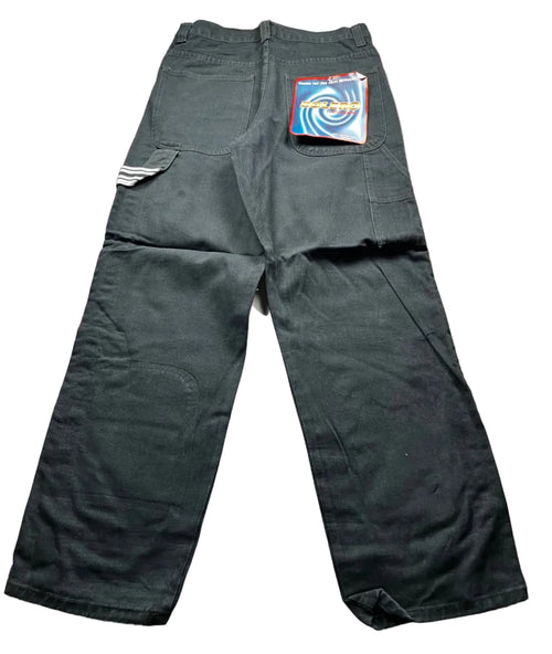 Bolero Tekno Black Wide Leg Denim Rave Skate Jeans