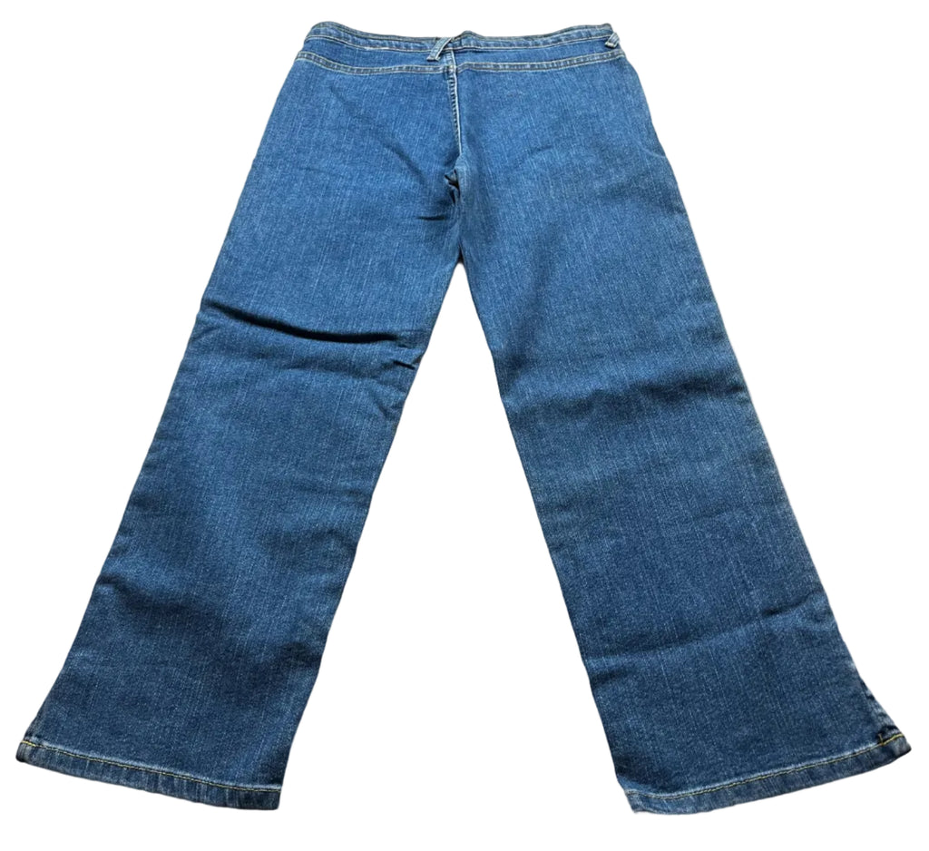 Vintage Y2K Von Dutch Classic Medium Wash Straight-Leg Jeans