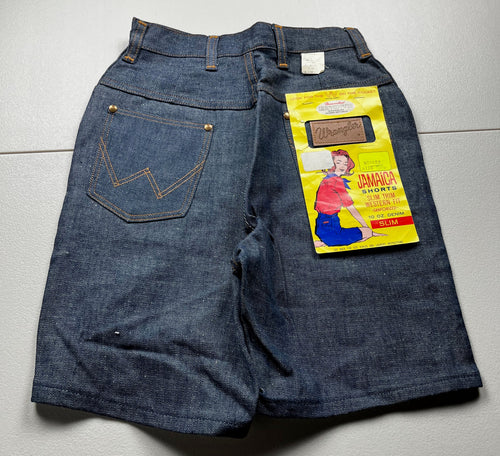 Deadstock 1960s Vintage Wrangler Jamaica Denim Shorts