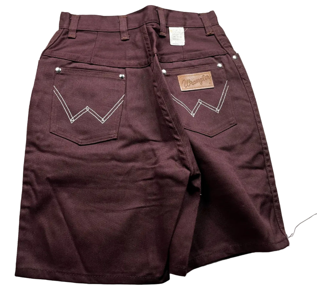Vintage 1970s Deadstock Wrangler Blue Bell Twill Western Shorts