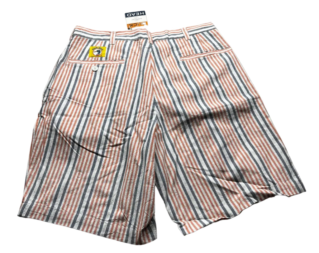 Vintage 90s Duck Head Deadstock Striped Twill Shorts