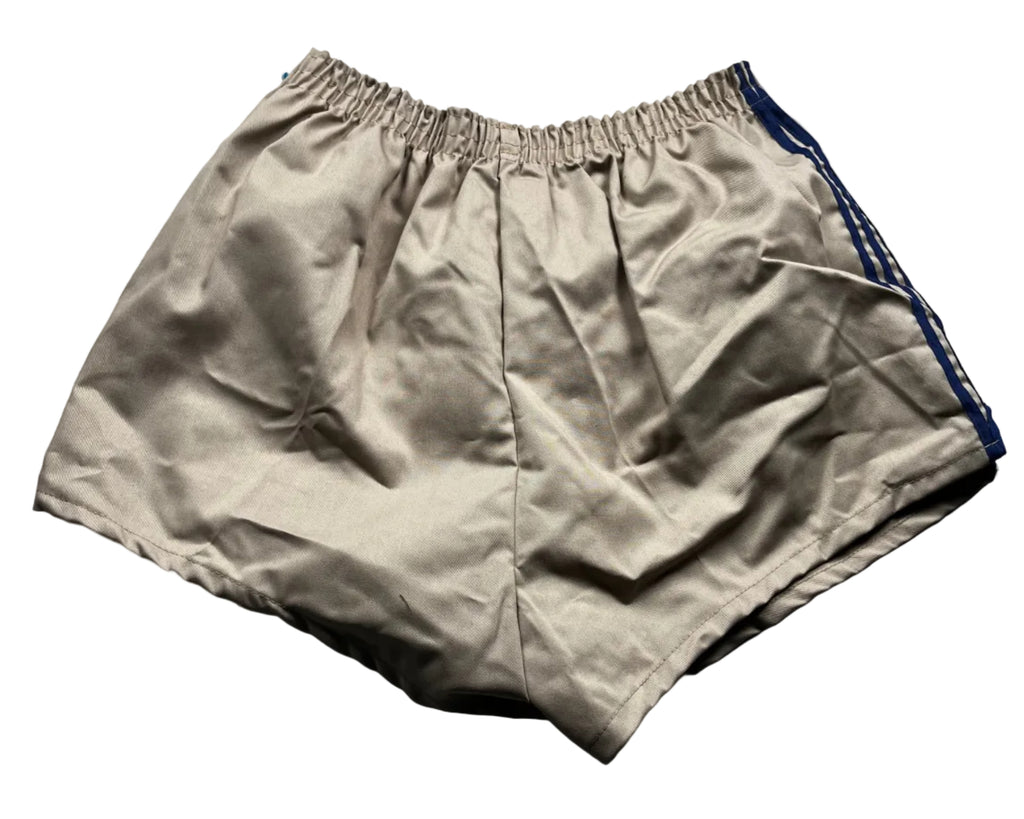 Vintage Style Cream Beige Running Shorts