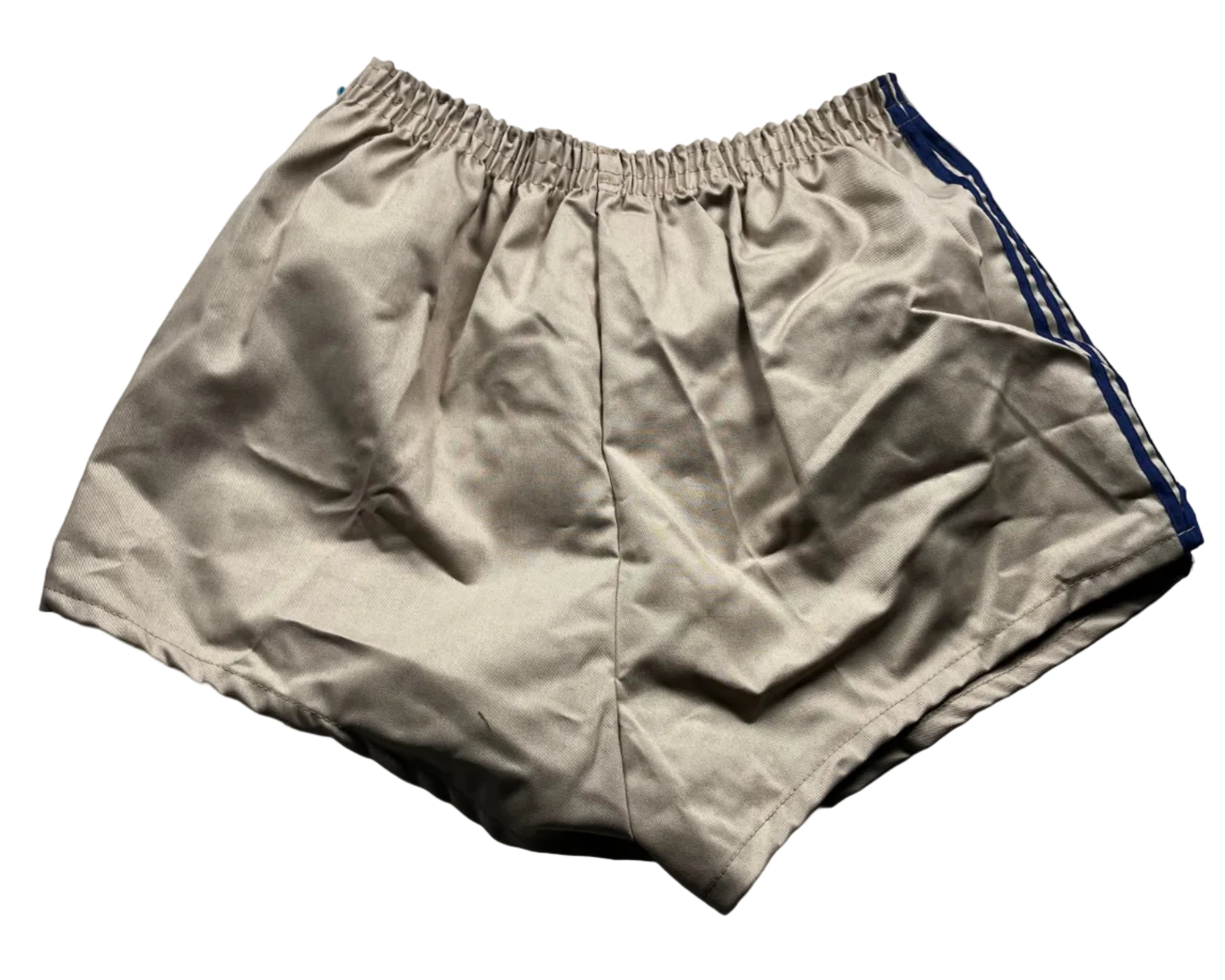 Vintage Style Cream Beige Running Shorts