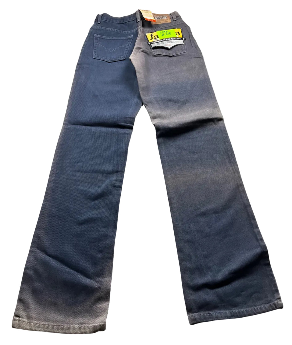 Vintage 90s Falcon Pioneer Split Fade Jeans