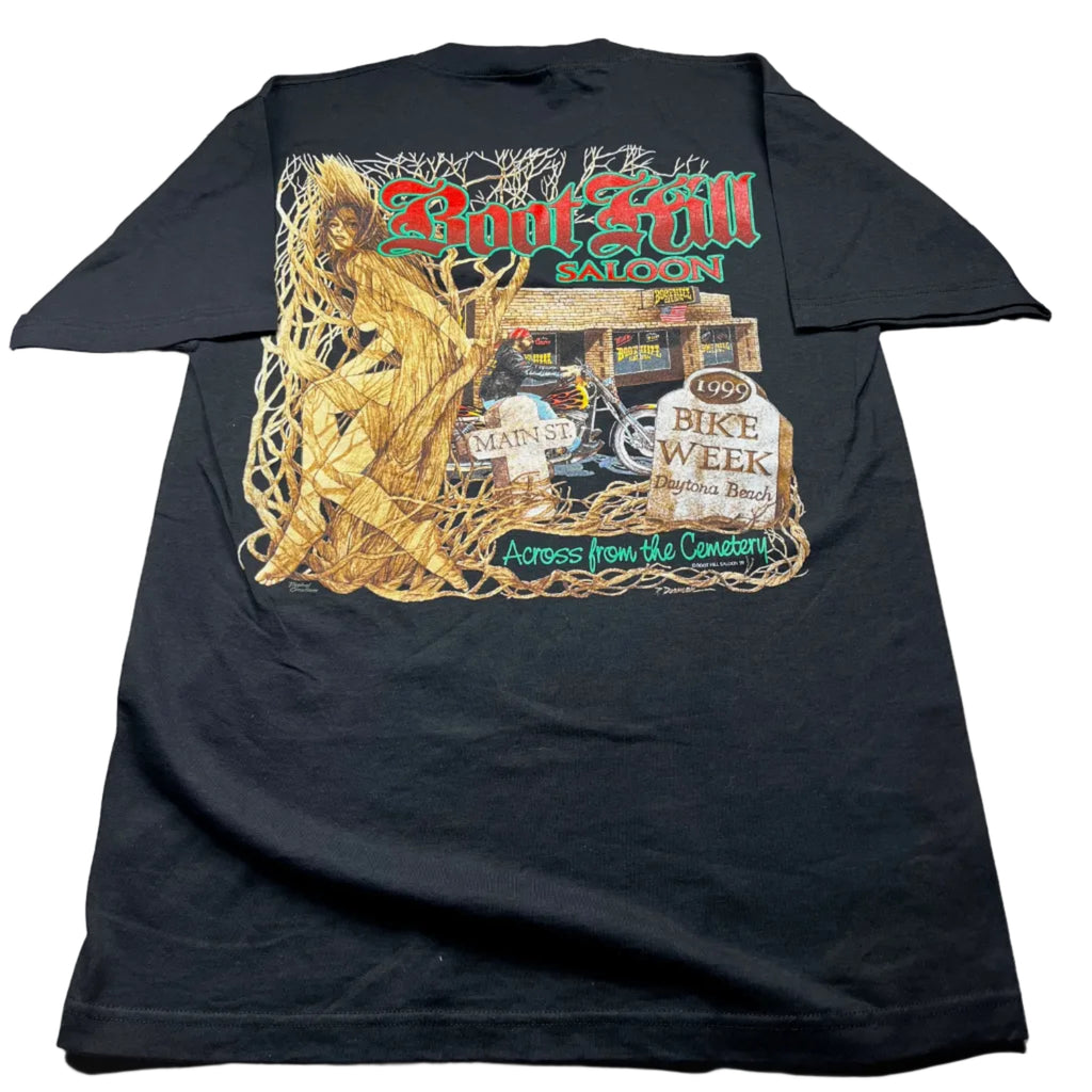 Vintage 1999 Boot Hill Saloon Bike Week Shirt