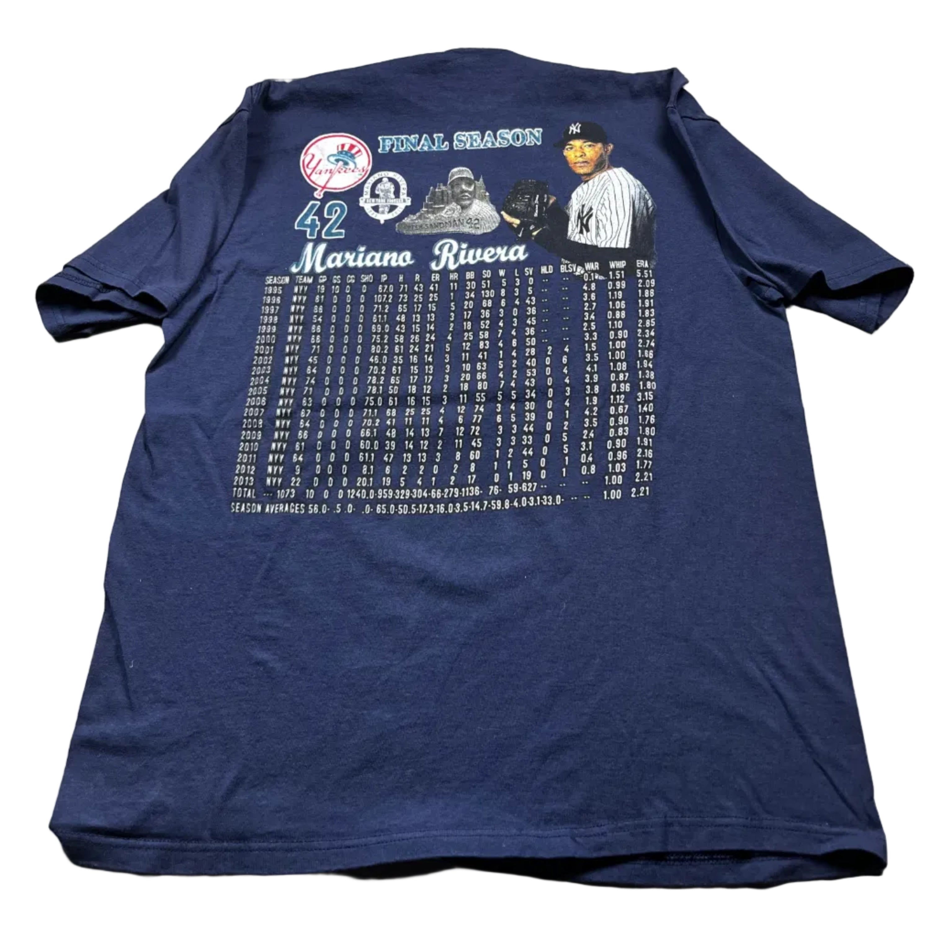 Vintage 2013 Mariano Rivera Final Season Shirt