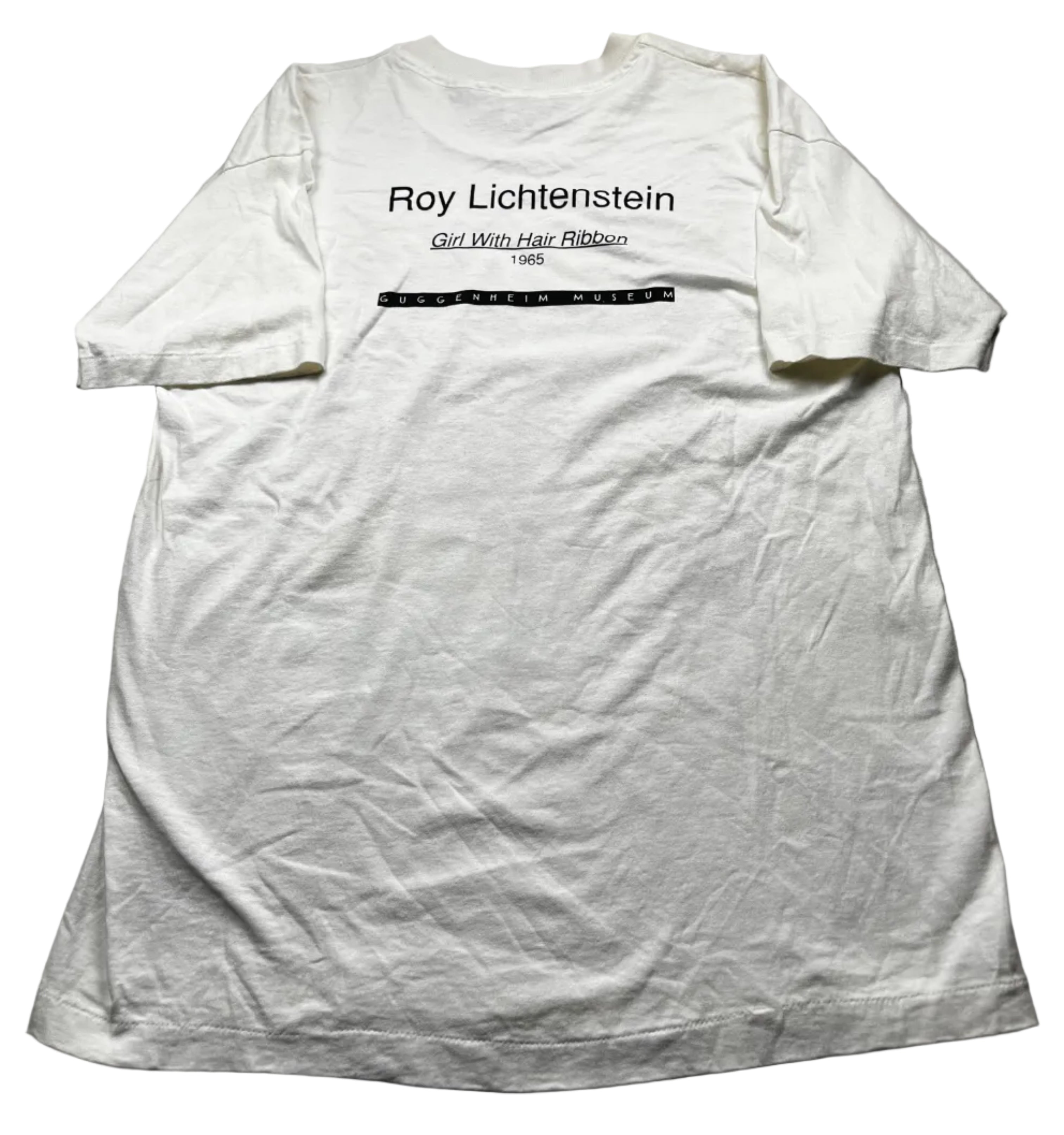 Vintage 90s Roy Lichtenstein Girl With Hair Ribbon Shirt