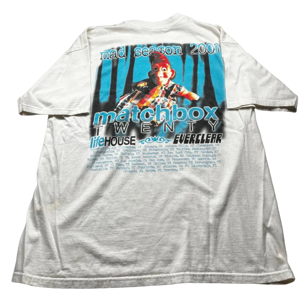 Vintage 2001 Matchbox Twenty Mad Season Tour Shirt