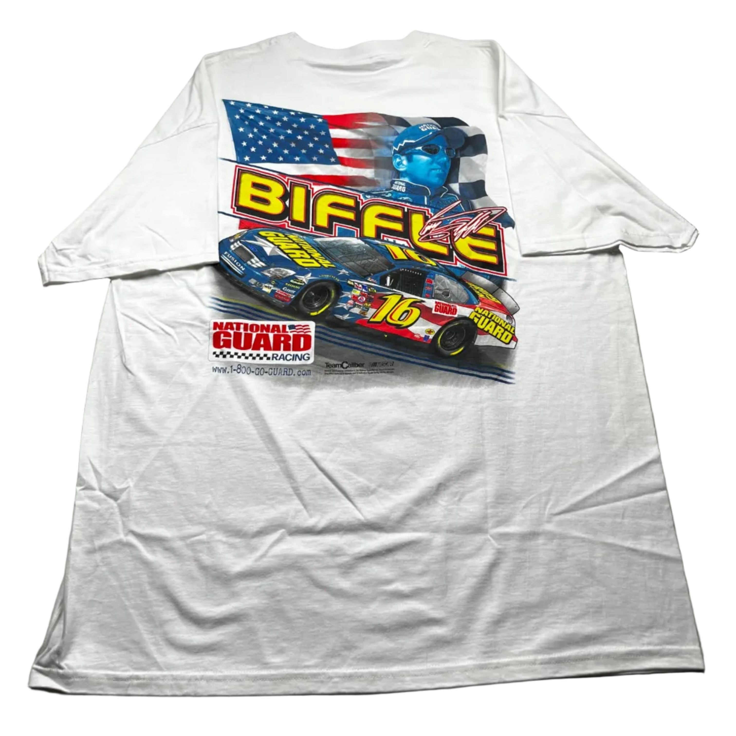 Vintage 2005 Greg Biffle National Guard Shirt