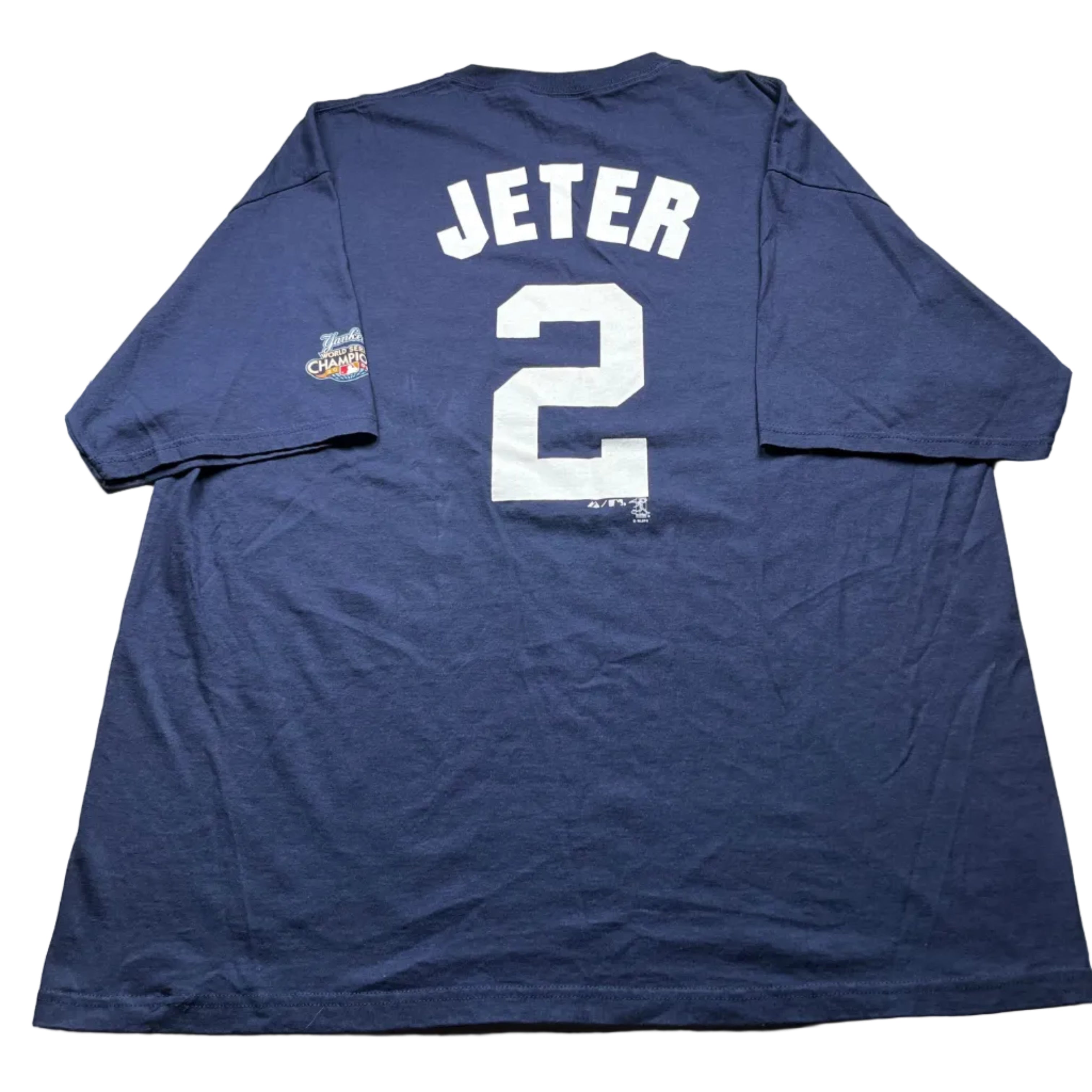 Vintage Y2K Derek Jeter New York Yankees World Series Shirt