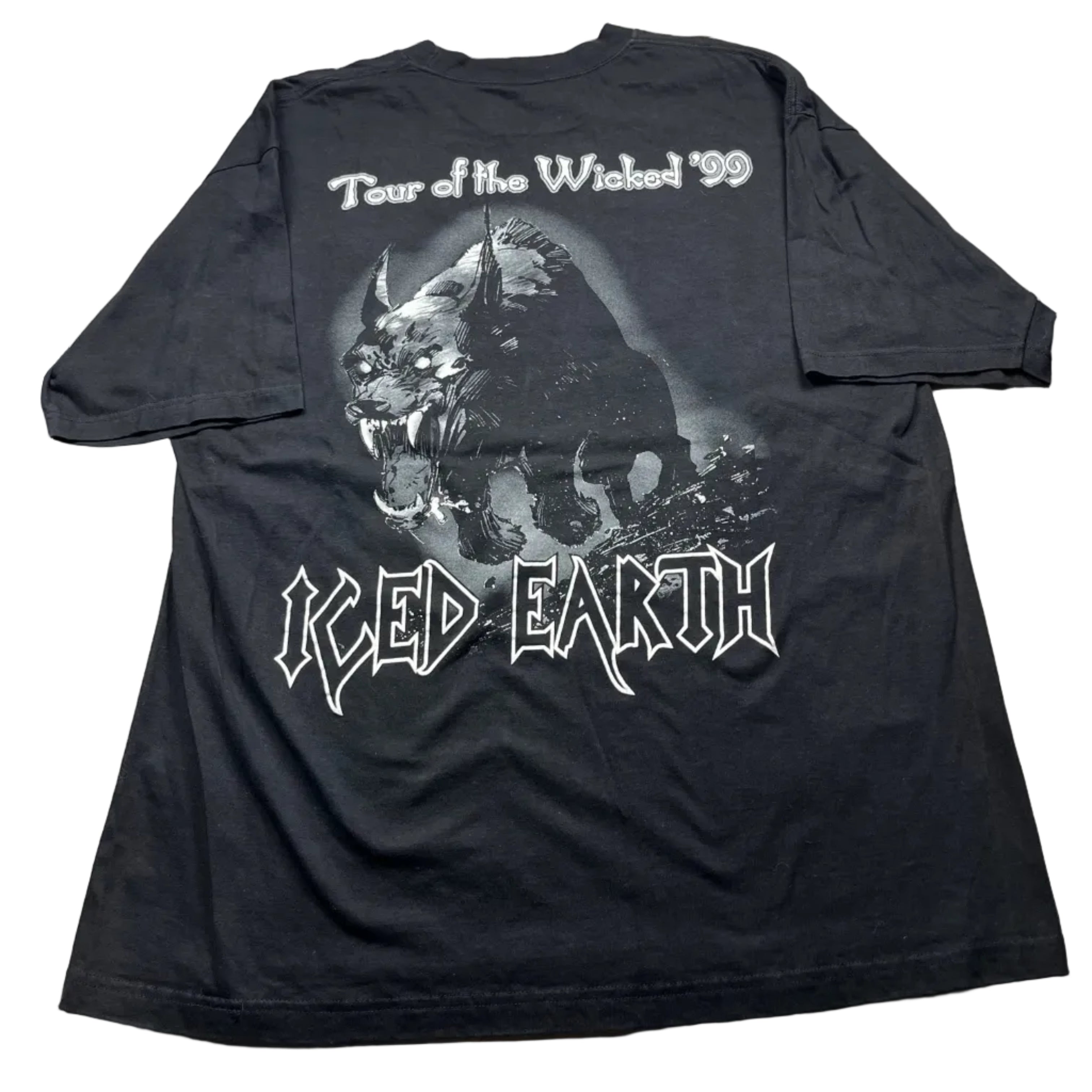 Vintage 1999 Iced Earth Something Wicked Tour Shirt