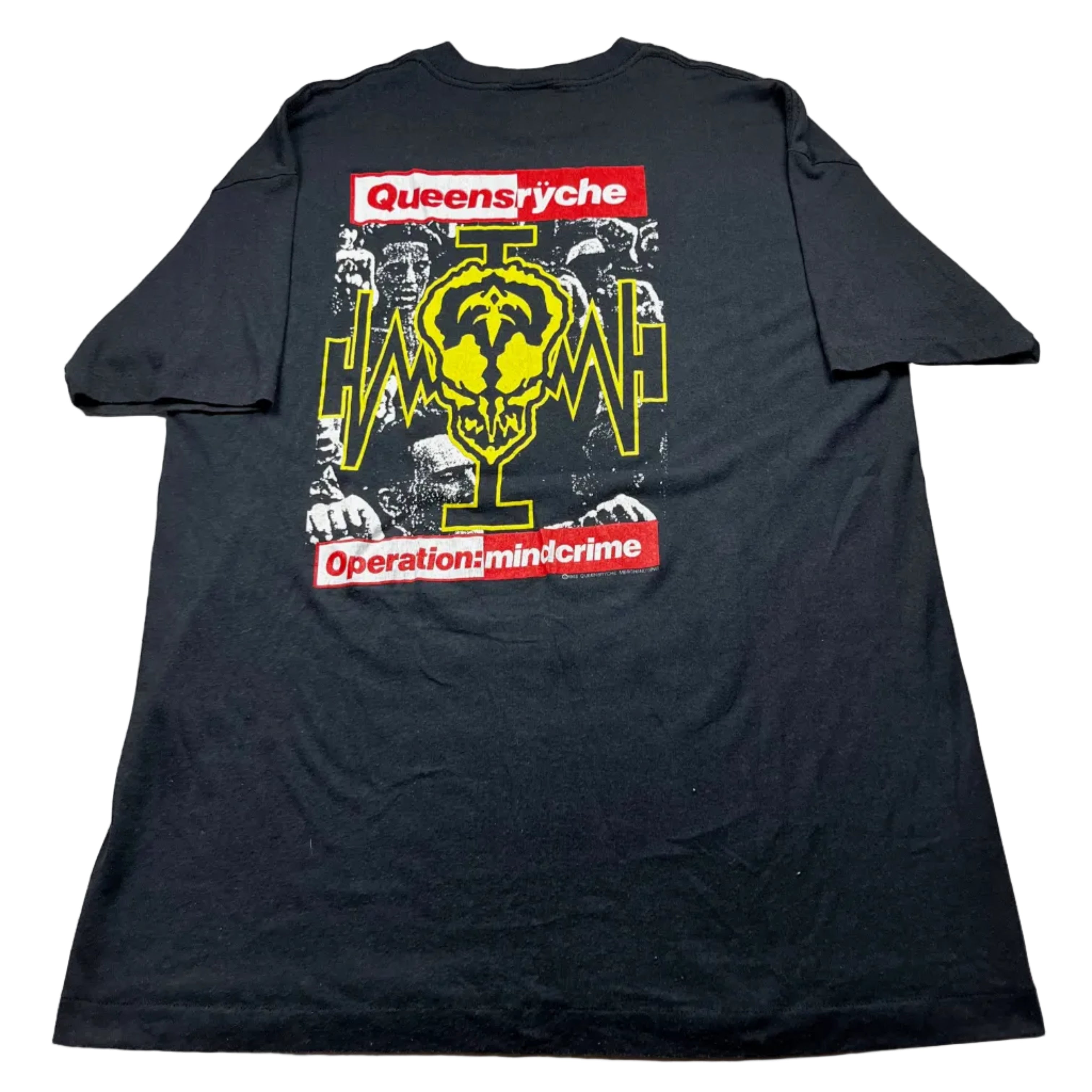 Vintage Queensryche Revolution Calling Band T-Shirt Black