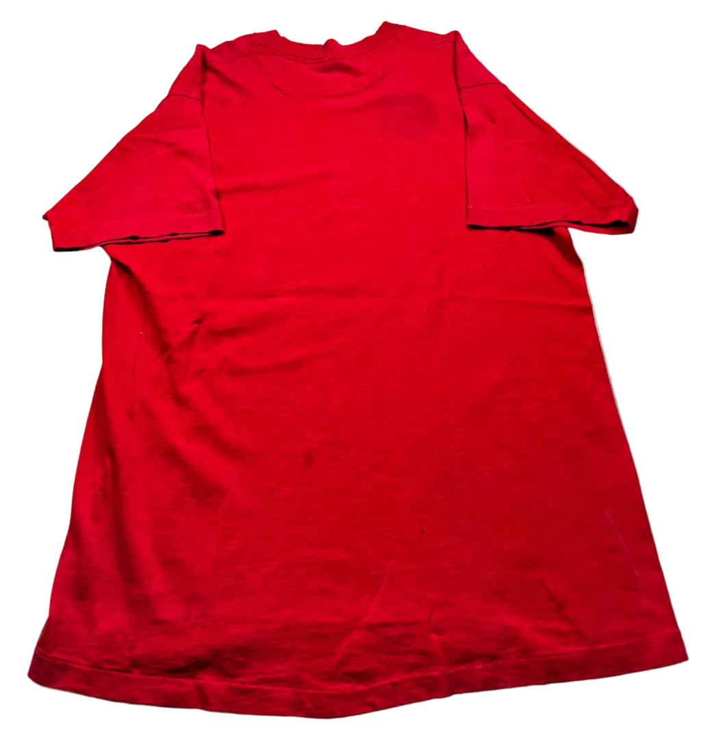 Vintage 1988 Nintendo Super Mario Bros 2 Club T-Shirt Red