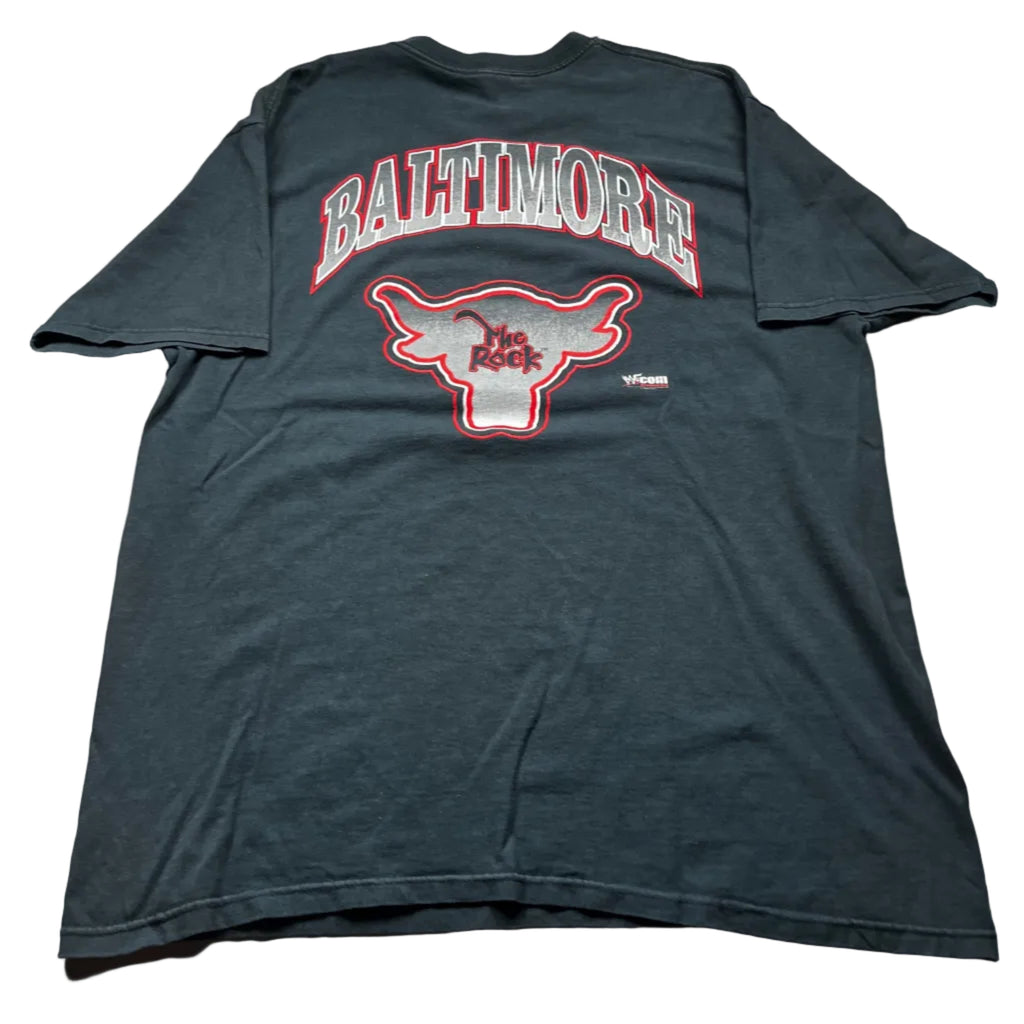Vintage WWE The Rock Finally Has Come Back T-Shirt Black