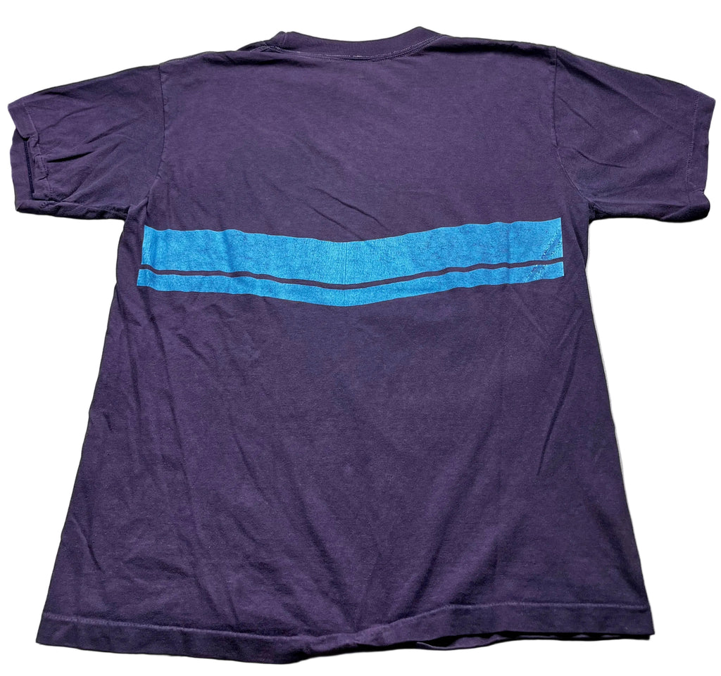Vintage UC Berkeley Cal Graphic Stripe T-Shirt Purple