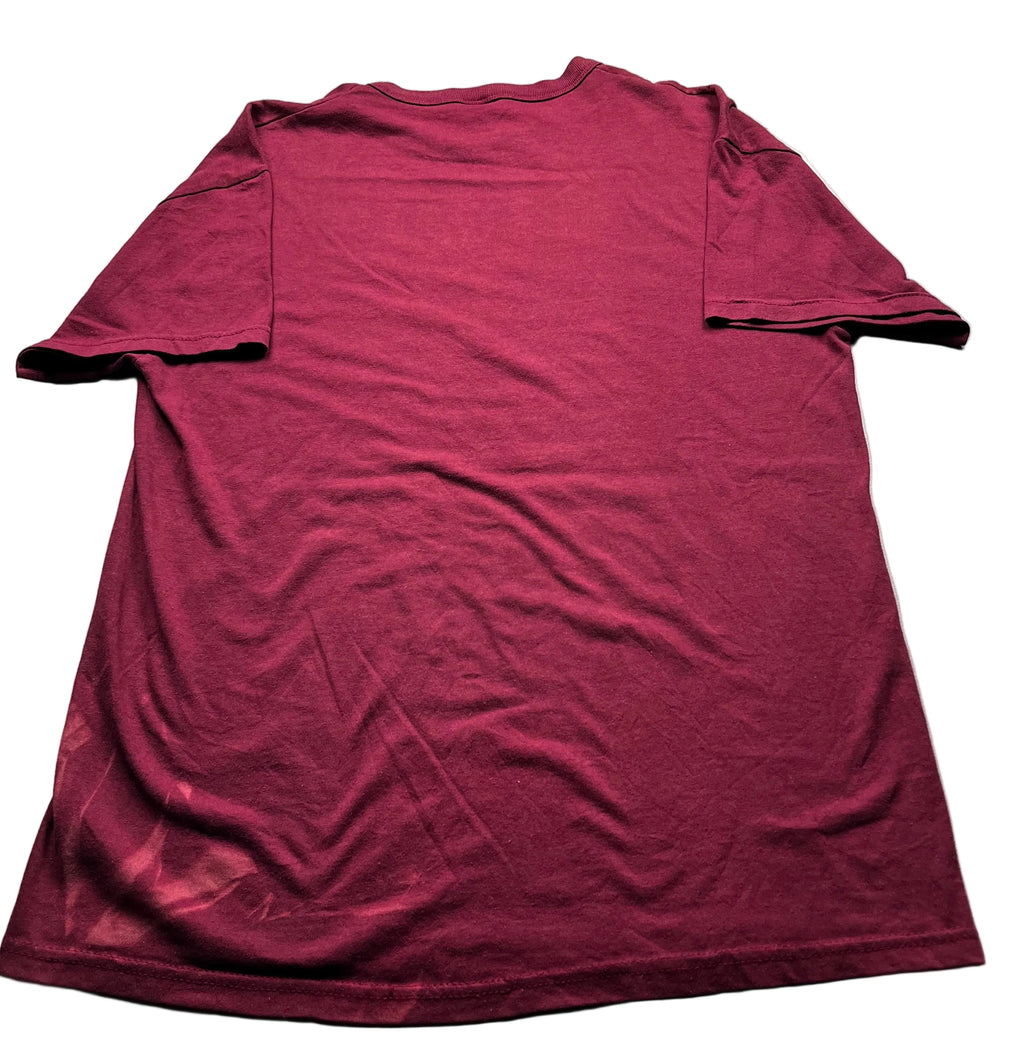 Vintage Russell Athletic You're Fired Graphic T-Shirt Maroon
