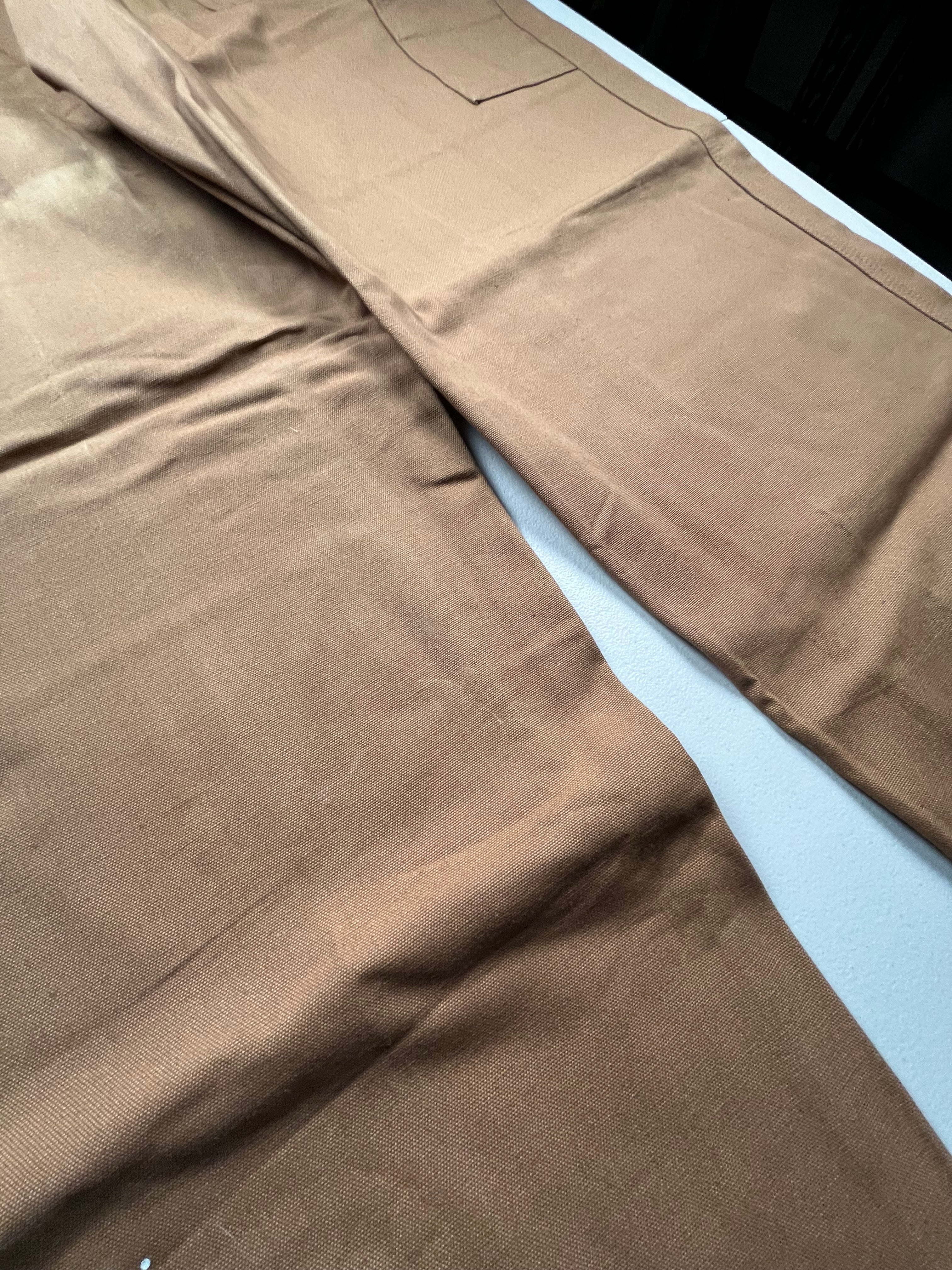 Carhartt Loose Fit Firm Duck Work Pants Brown NWT