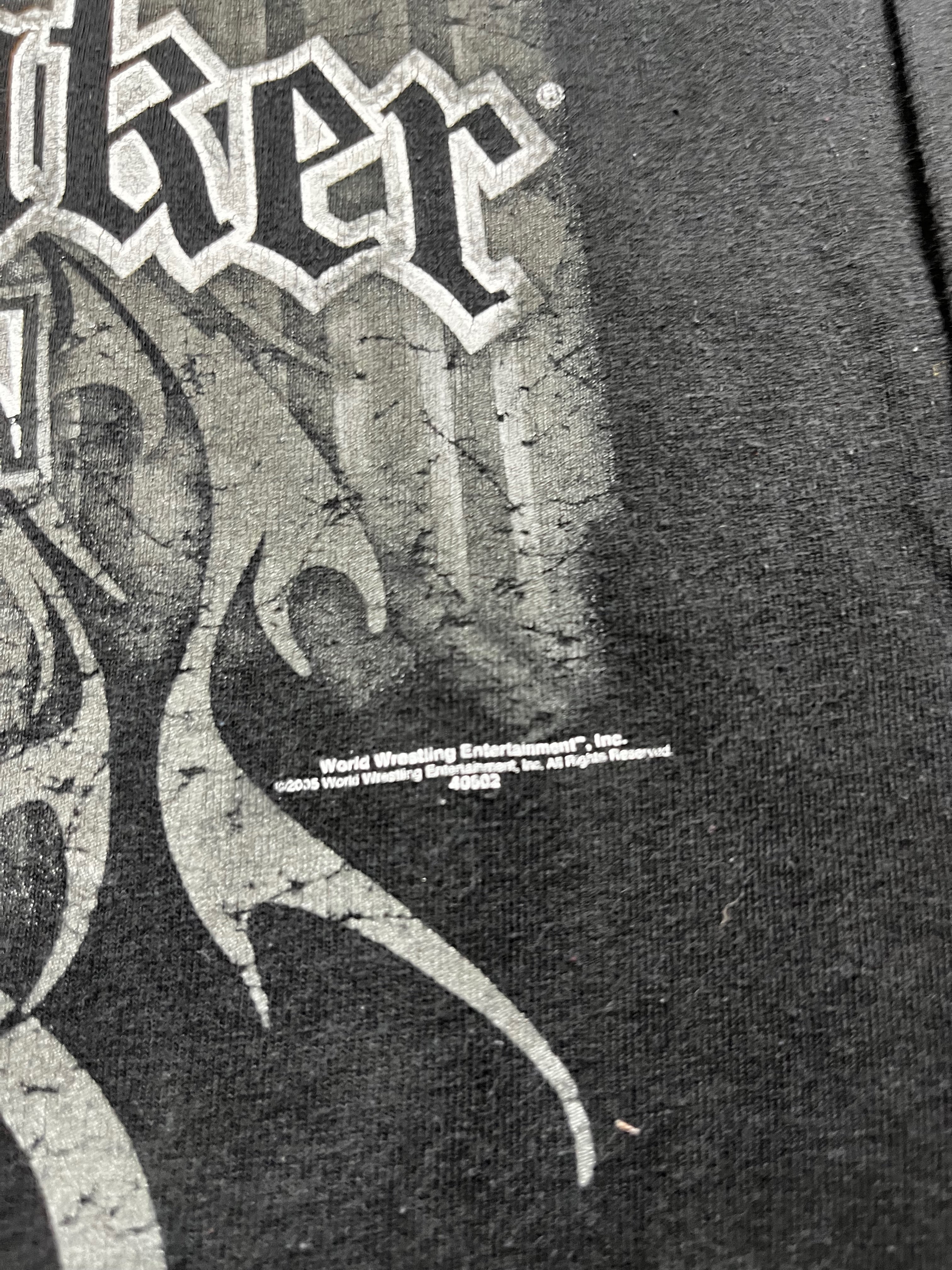 Vintage WWE Undertaker Original Deadman T-Shirt Black