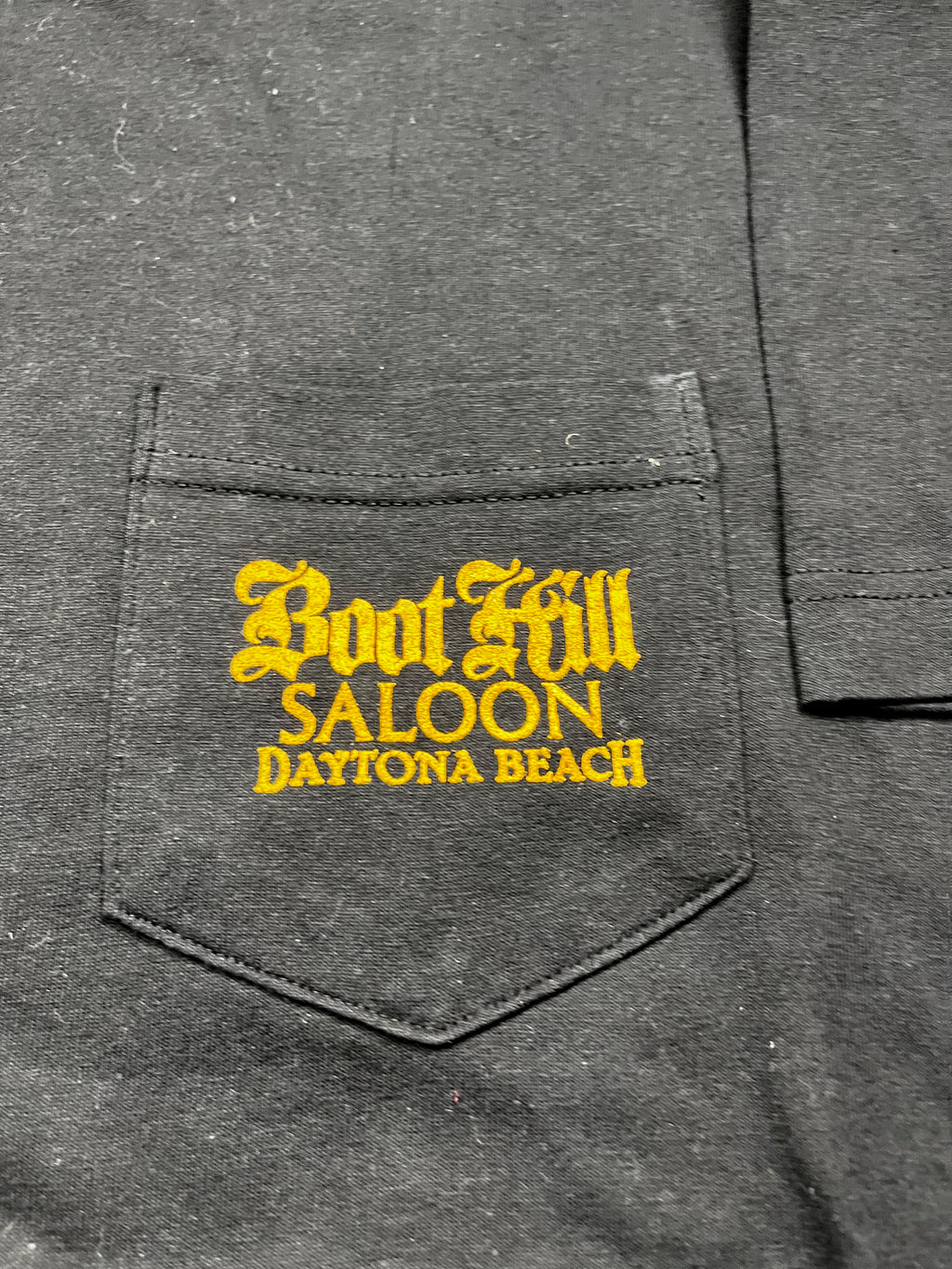 Vintage 1999 Boot Hill Saloon Bike Week Shirt