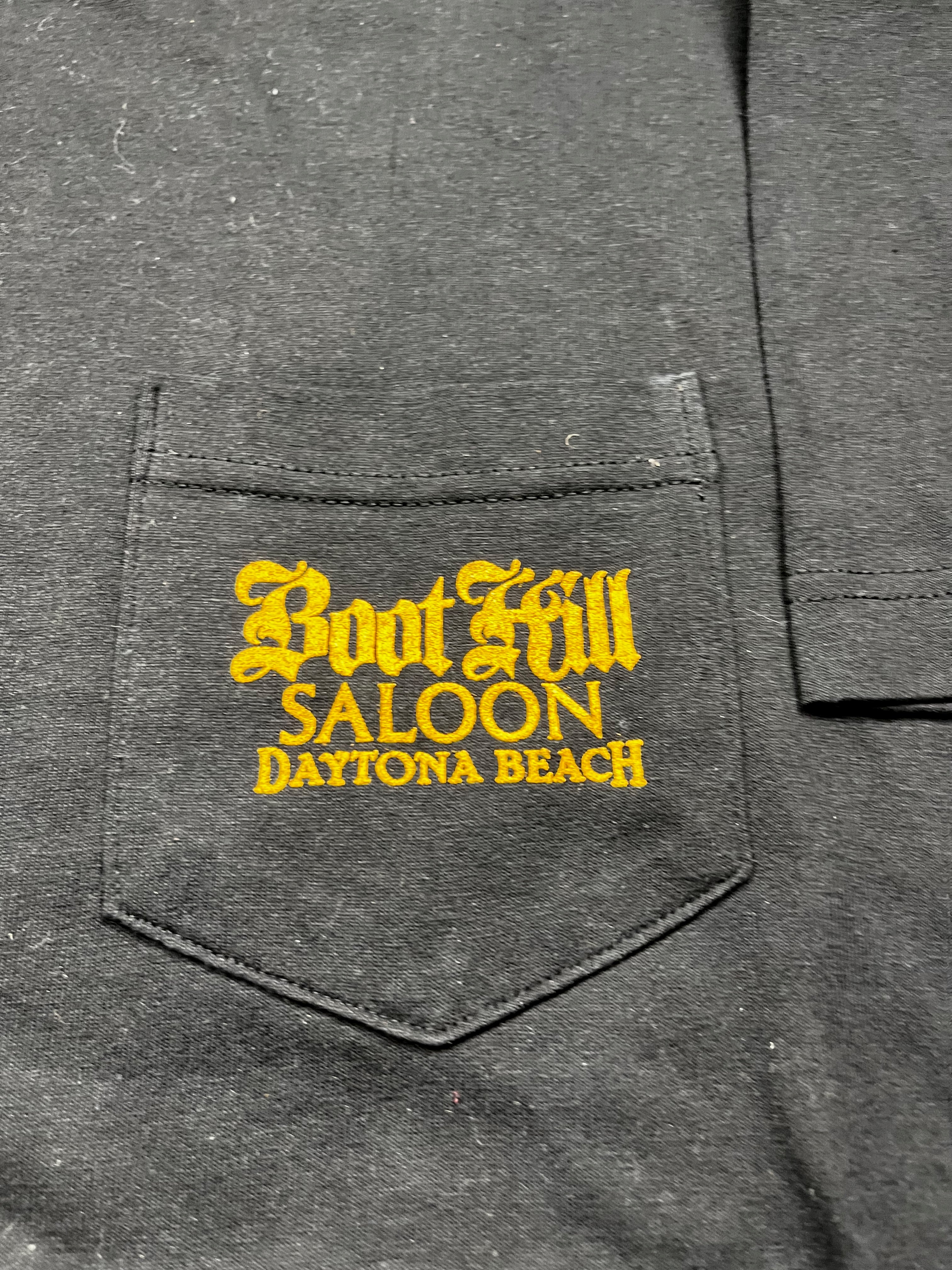 Vintage 1999 Boot Hill Saloon Bike Week Shirt