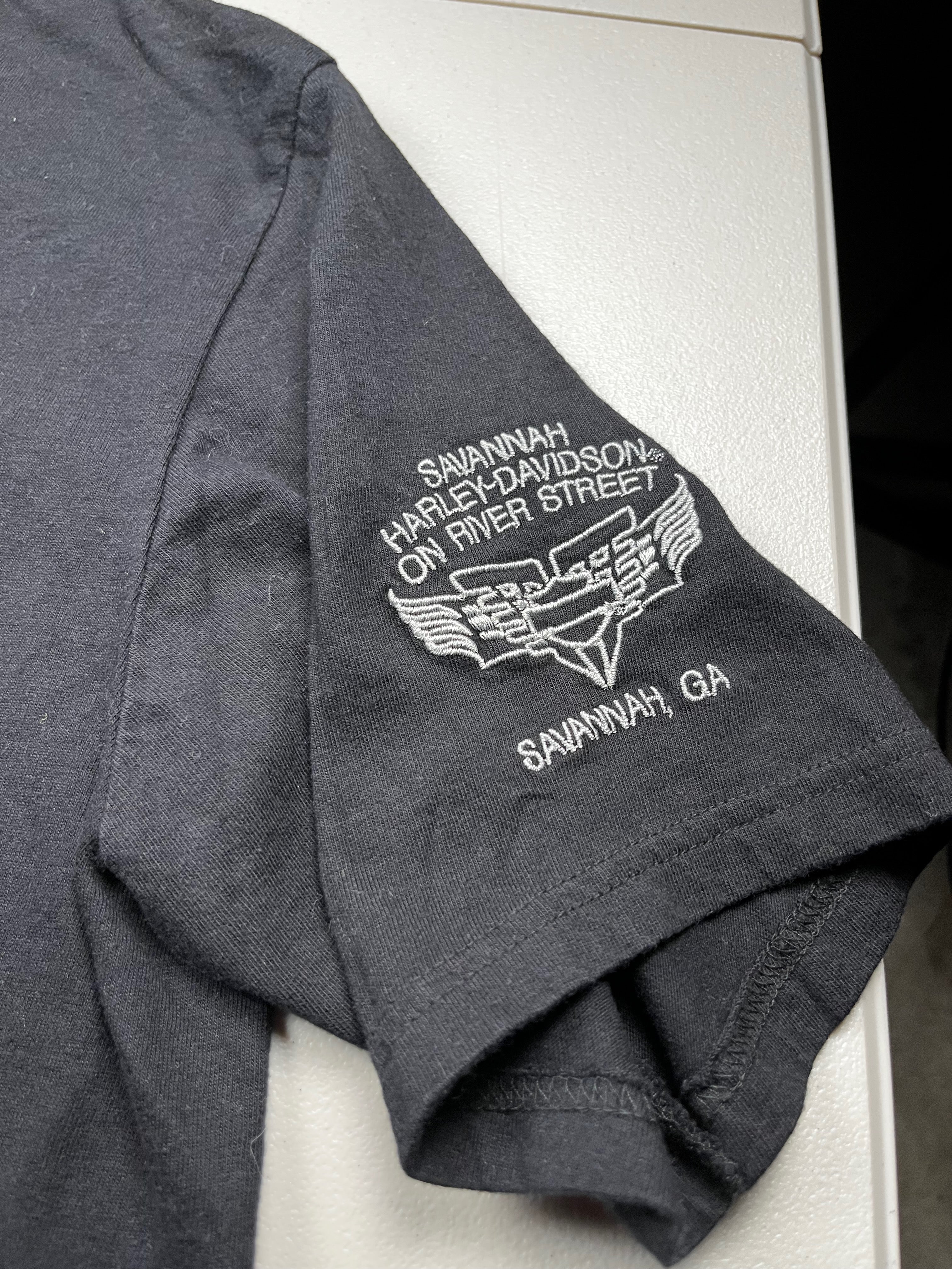 Vintage Y2K Harley Davidson Savannah Georgia Shirt