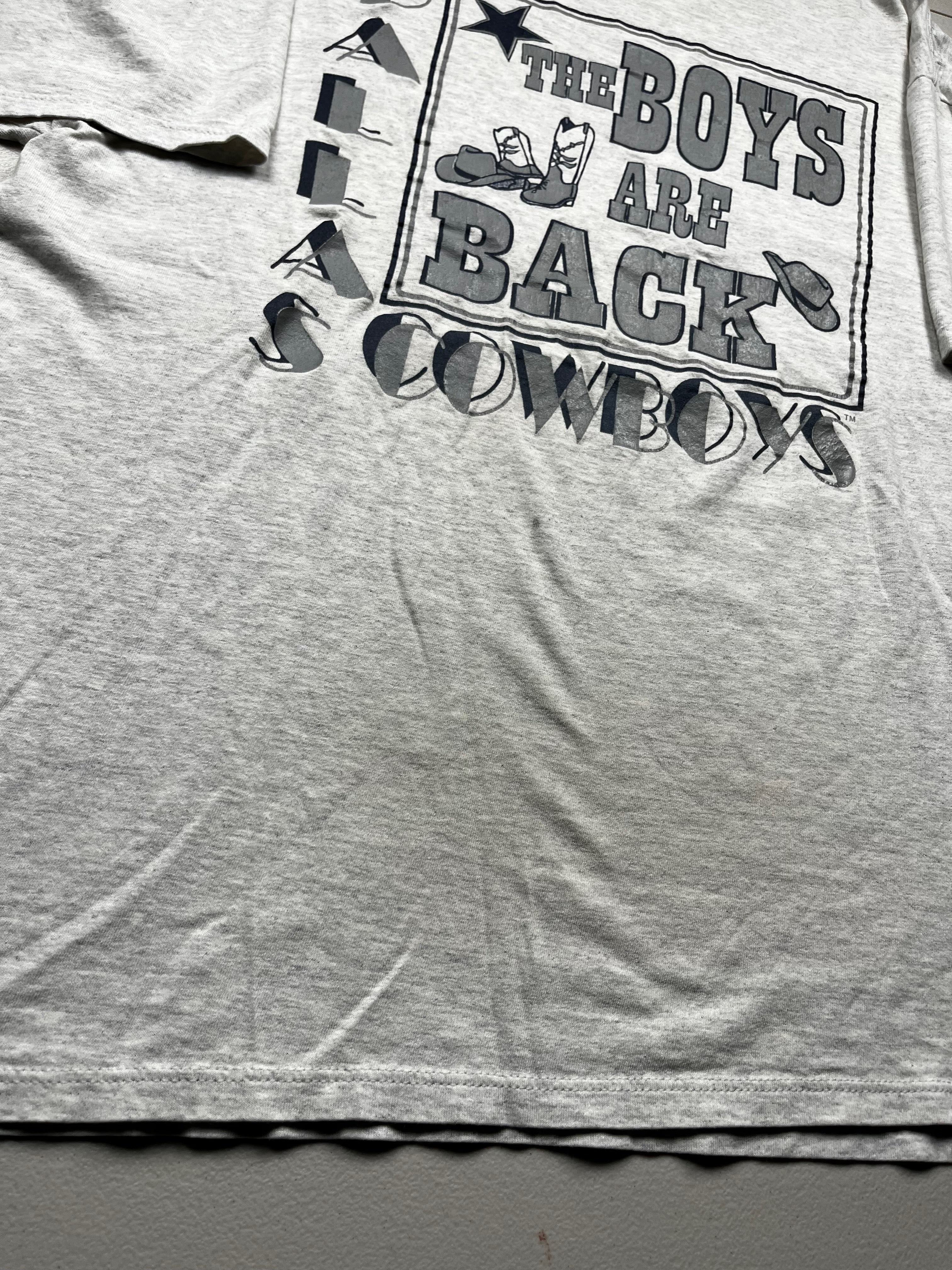 Vintage 90s Dallas Cowboys The Boys Are Back Shirt
