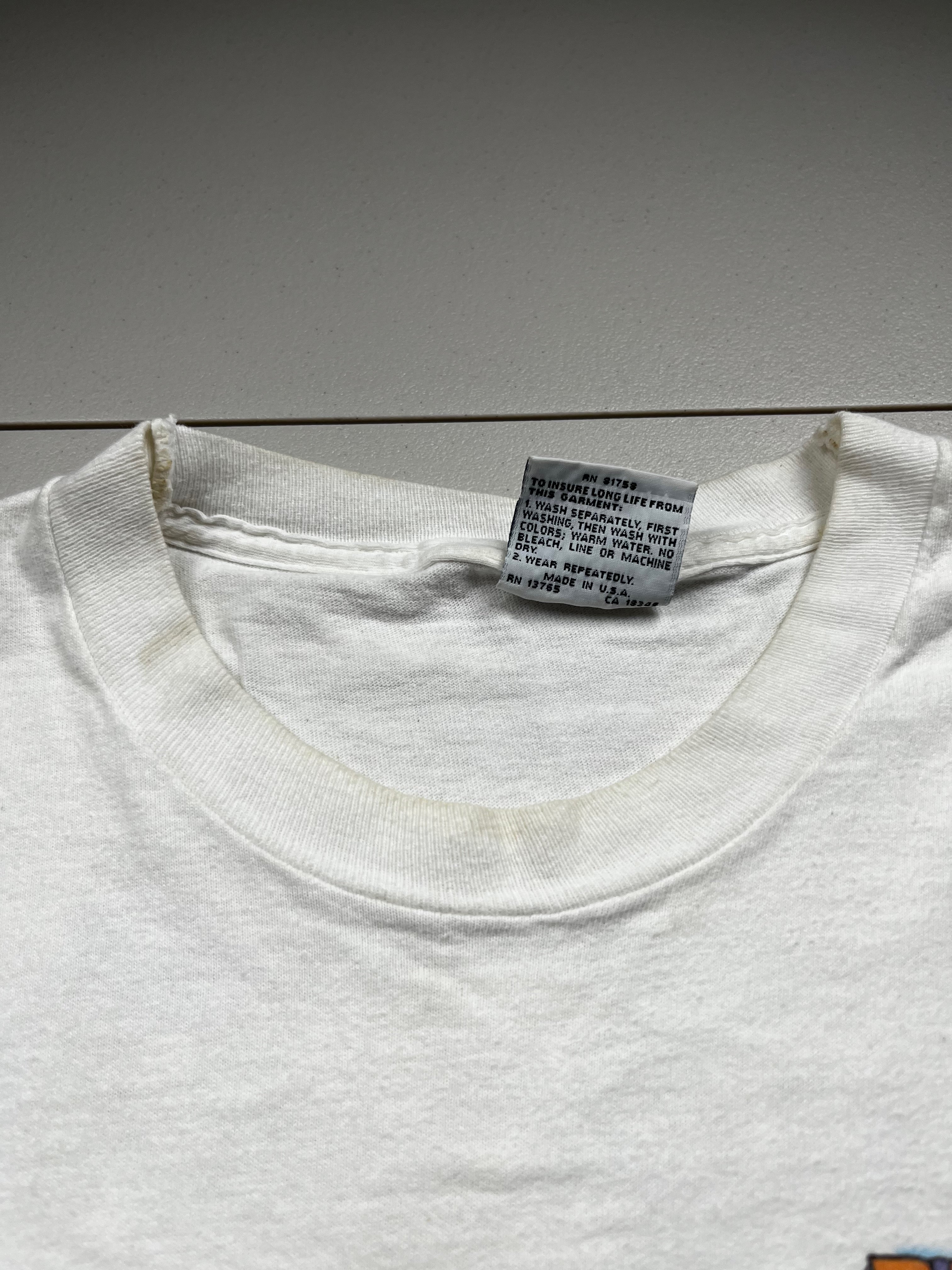 Vintage Grateful Dead On The Road Again T-Shirt White