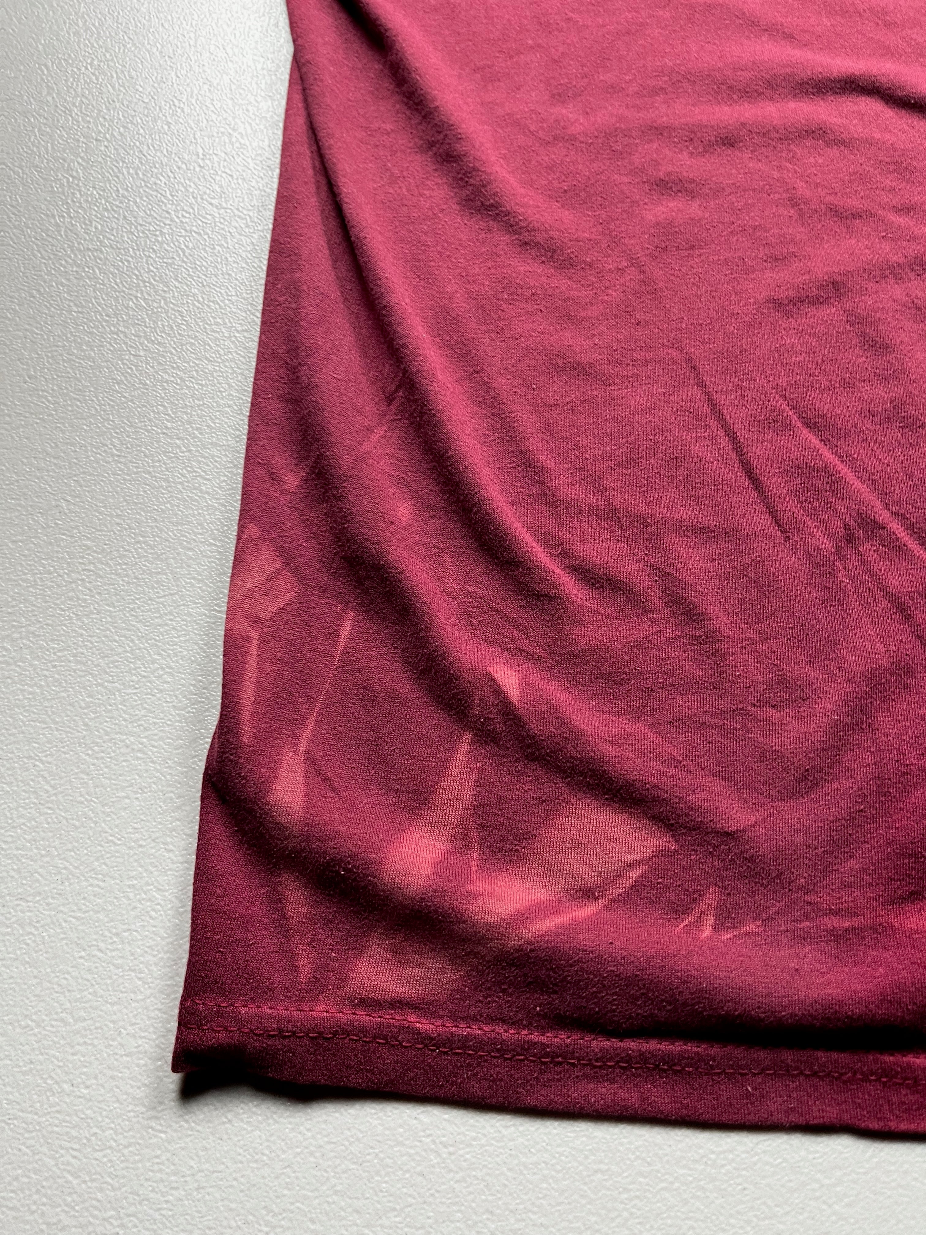 Vintage Russell Athletic You're Fired Graphic T-Shirt Maroon