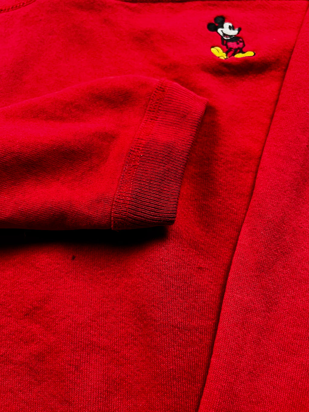 Vintage Red Disney Wear Sweatshirt