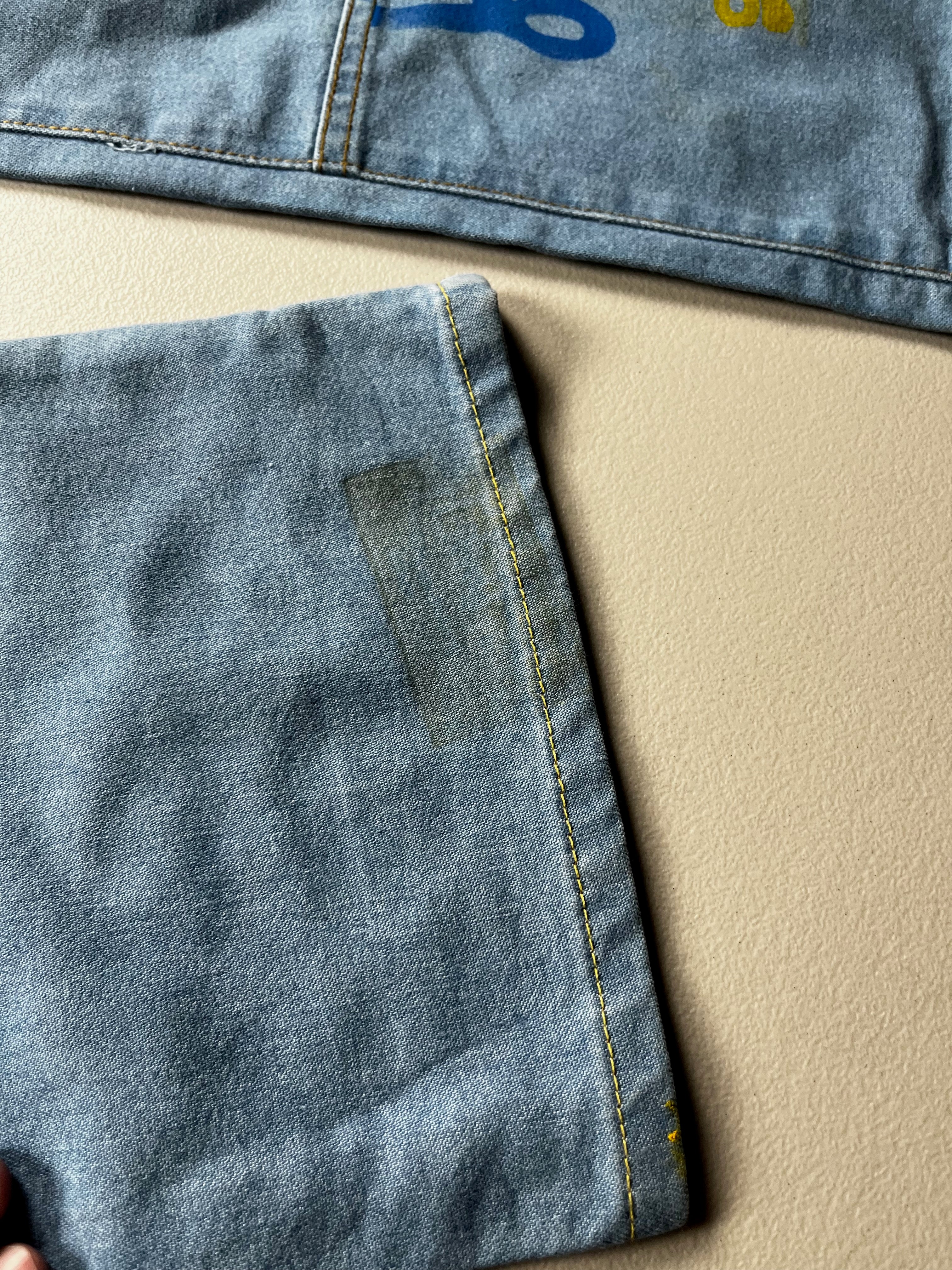 Von Dutch Light Wash Denim All Over Print Jeans
