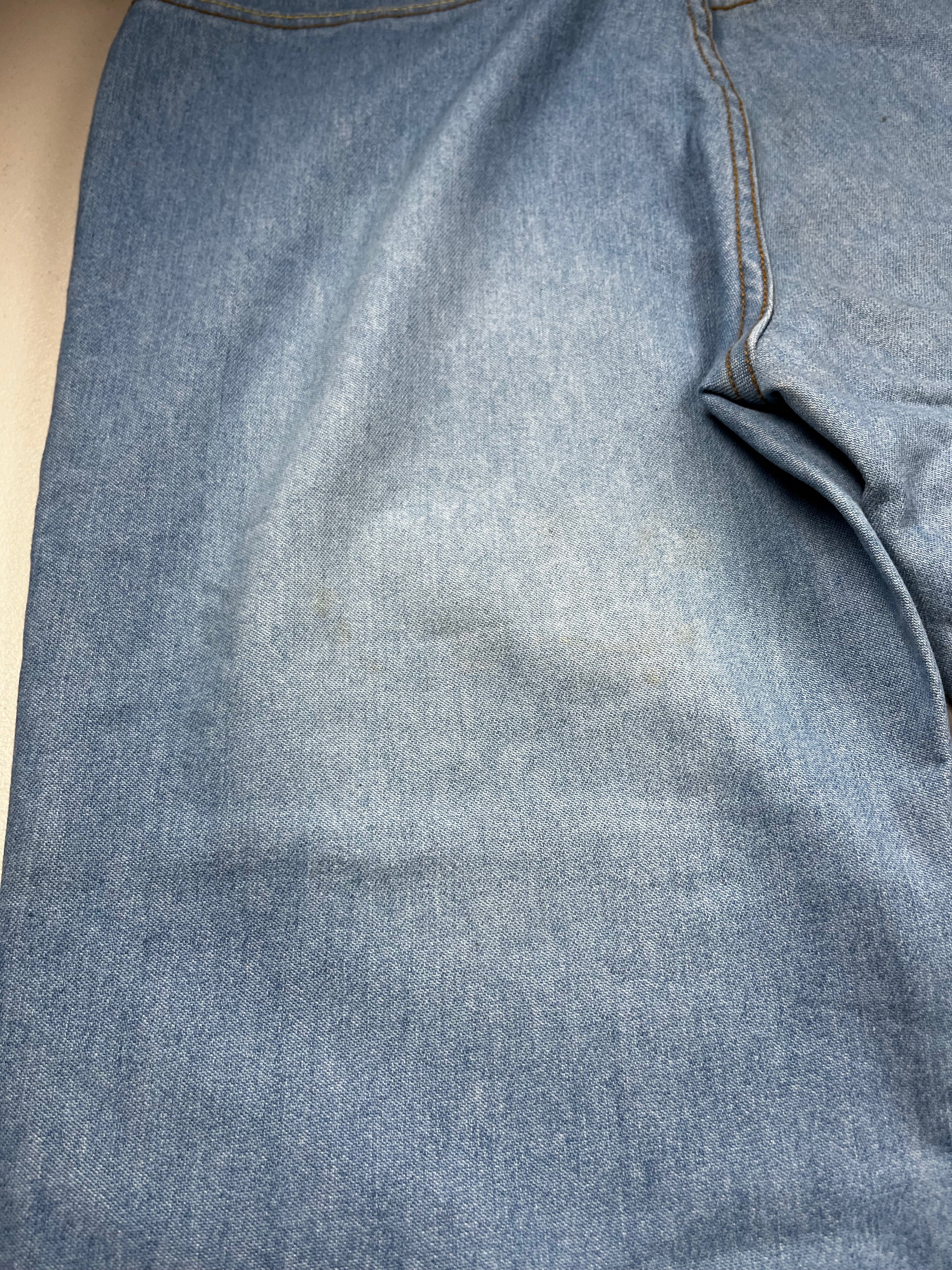Von Dutch Light Wash Denim All Over Print Jeans