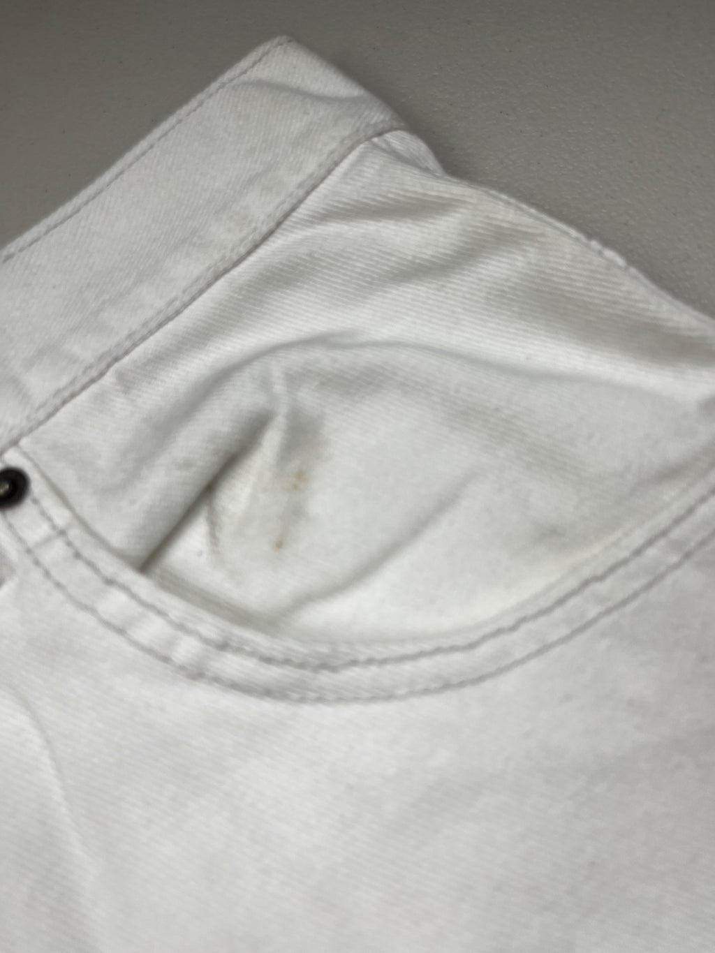 Vintage Y2K Beverly Hills Polo Club White Baggy Wide-Leg Jeans