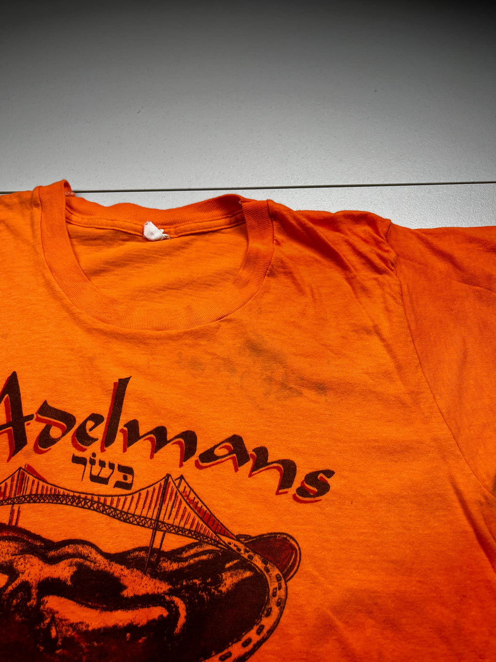Vintage 80s Adelmans Kosher Deli Restaurant Shirt