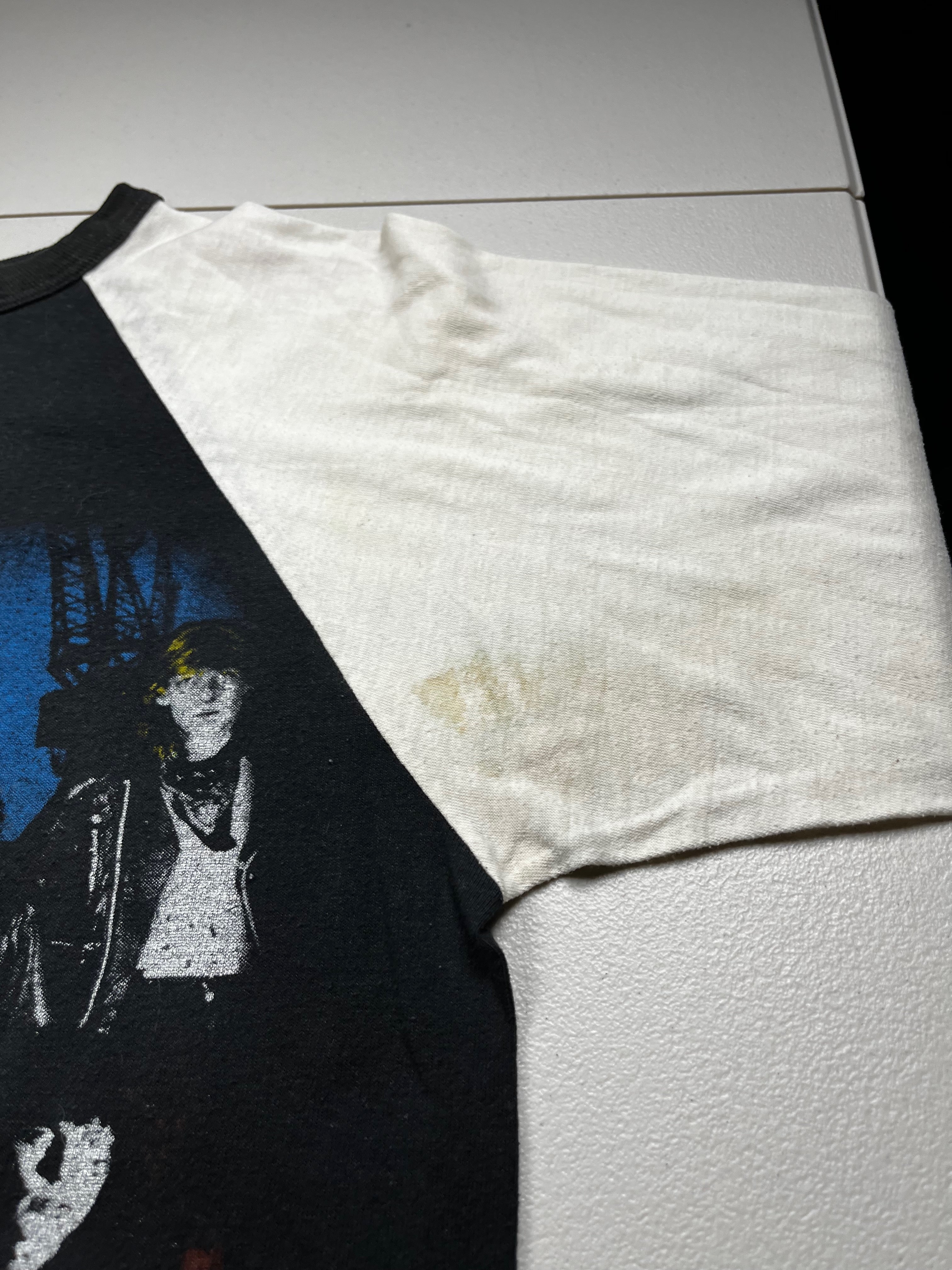 Vintage 1980s Def Leppard Rock Brigade Raglan Band T-Shirt