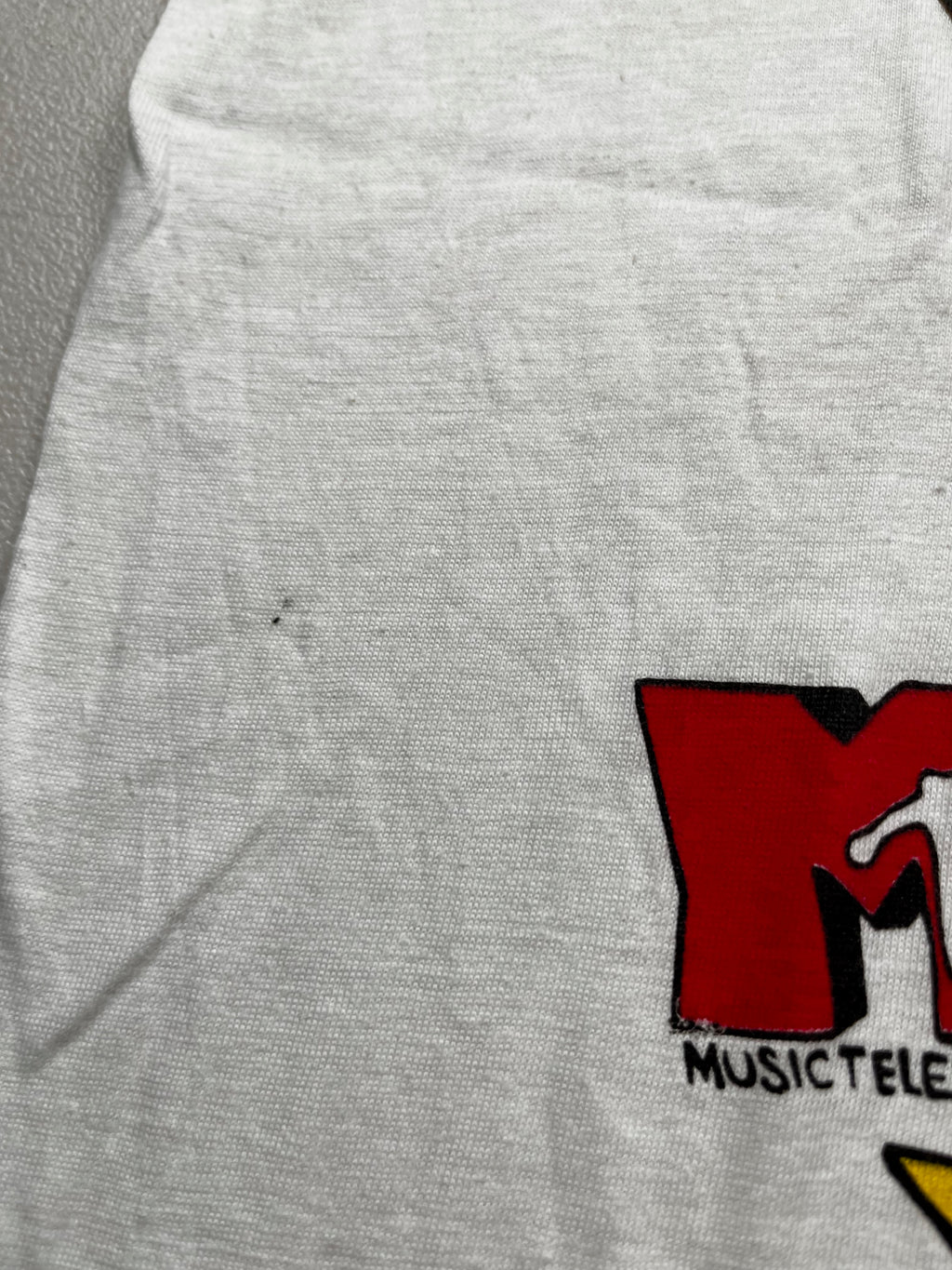 Vintage MTV Beavis and Butt-Head Character Graphic T-Shirt White