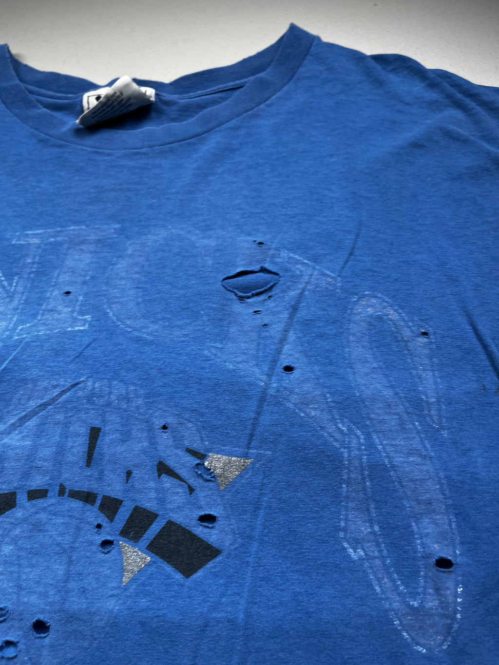 Vintage New York Knicks NBA Graphic T-Shirt Blue